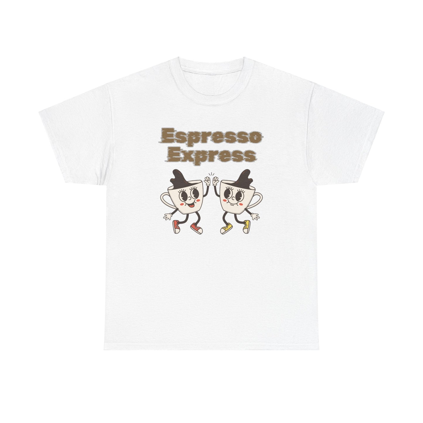 Best Unisex  Espresso Express Coffee Tee That's Brewing Smiles: Caffeine Teamwork
