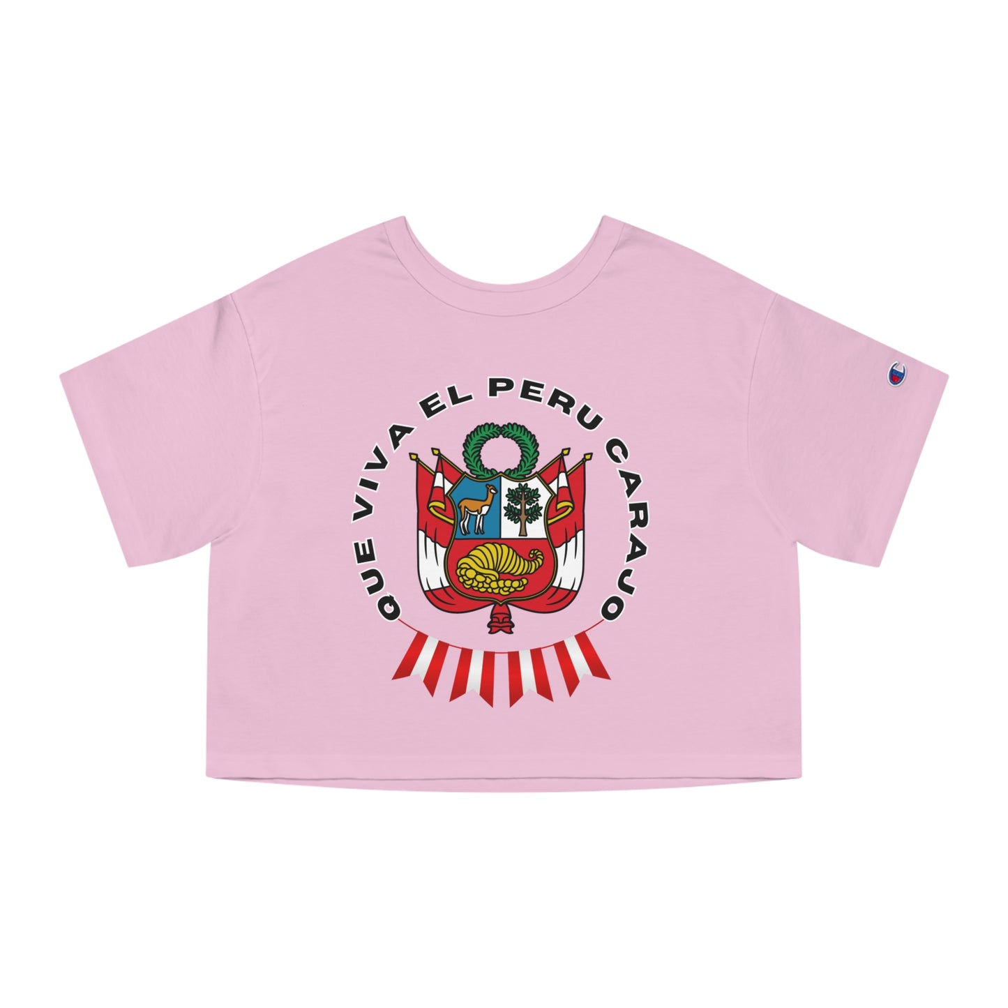Best Peruvian Champion Cropped T-Shirt "Peru Escudo"