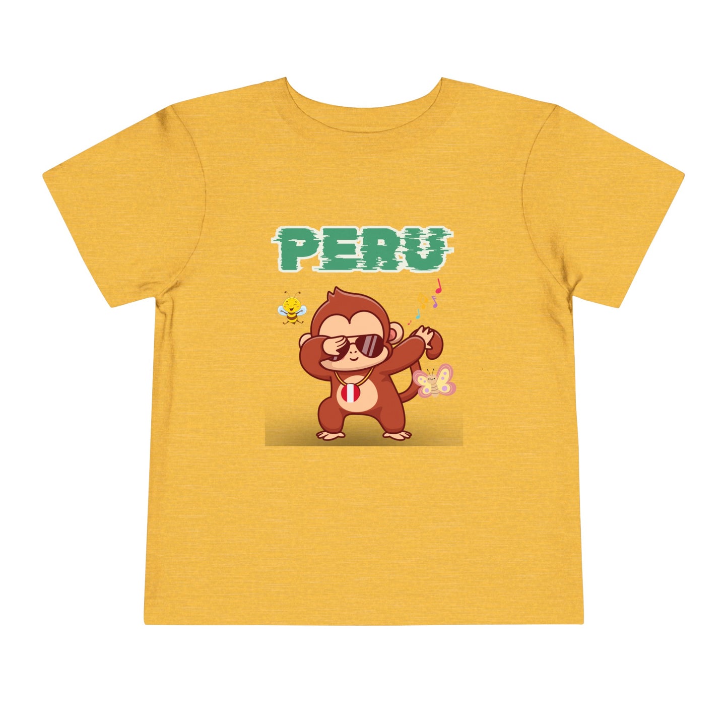 Best PeruvianToddler Short Sleeve Tee "Peruvian Jungle Party"