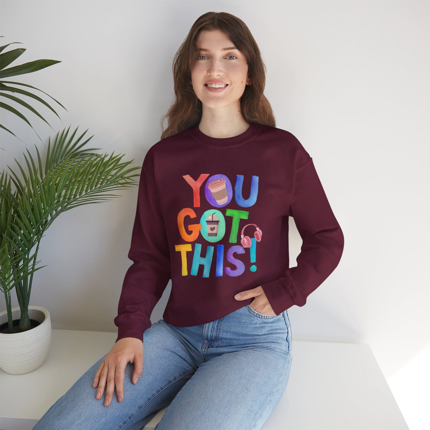Best Unisex Coffee Sweatshirt That's Serving Liquid Motivation: Brew & Believe