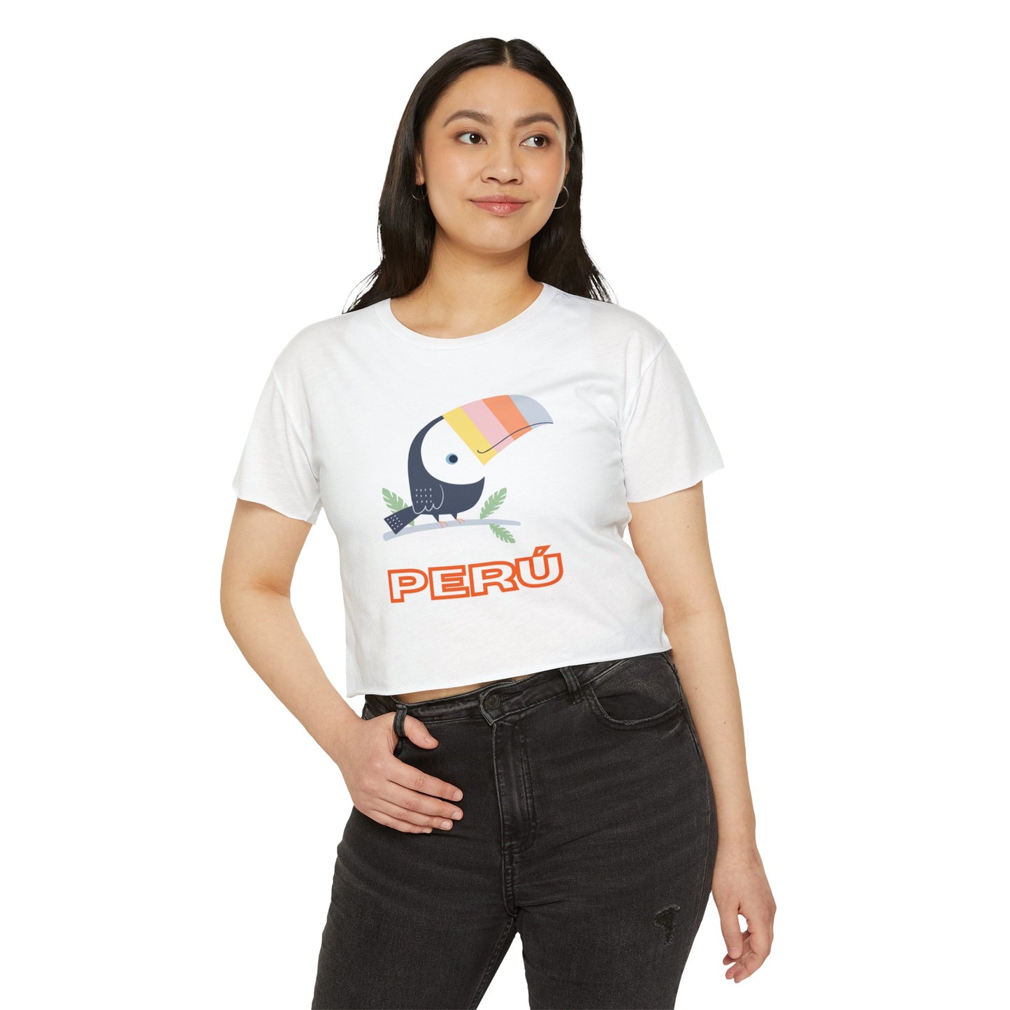 Peruvian Crop Top "Peru Tucan"