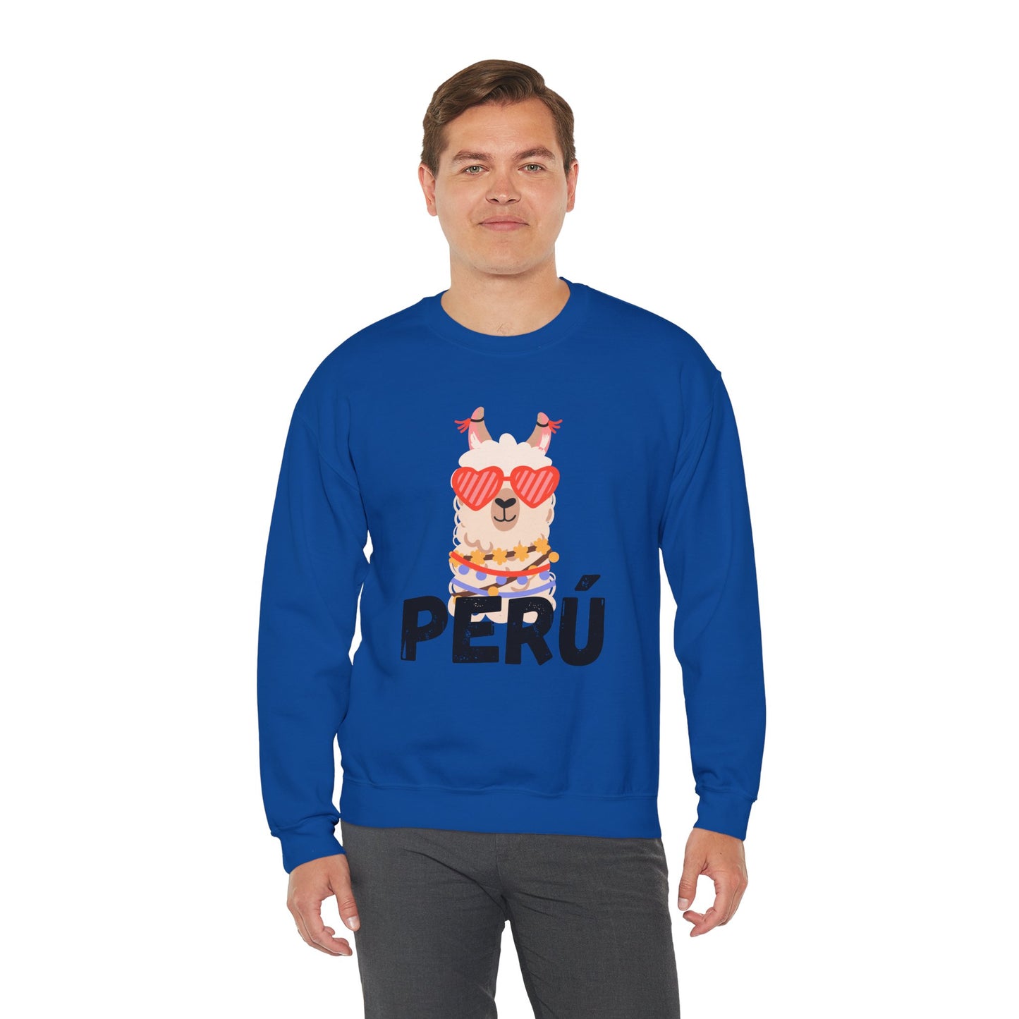 Best Unisex Sweatshirt Peruvian Inspired "Llama Heart"