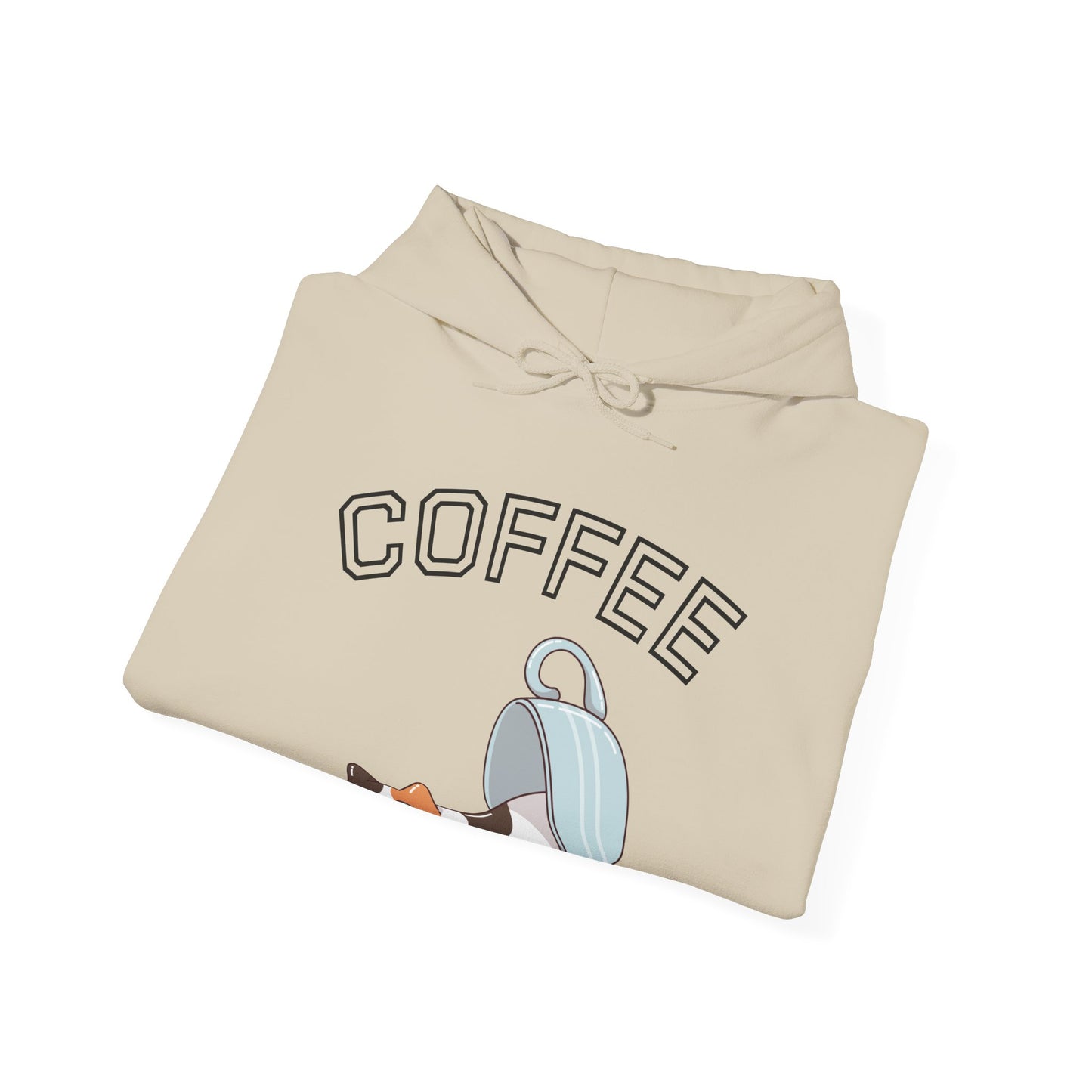 Coffee Cat Hoodie (Unisex) – Cute Cat in Coffee Mug Graphic, Hoodie for Coffee Lovers (USA Only)