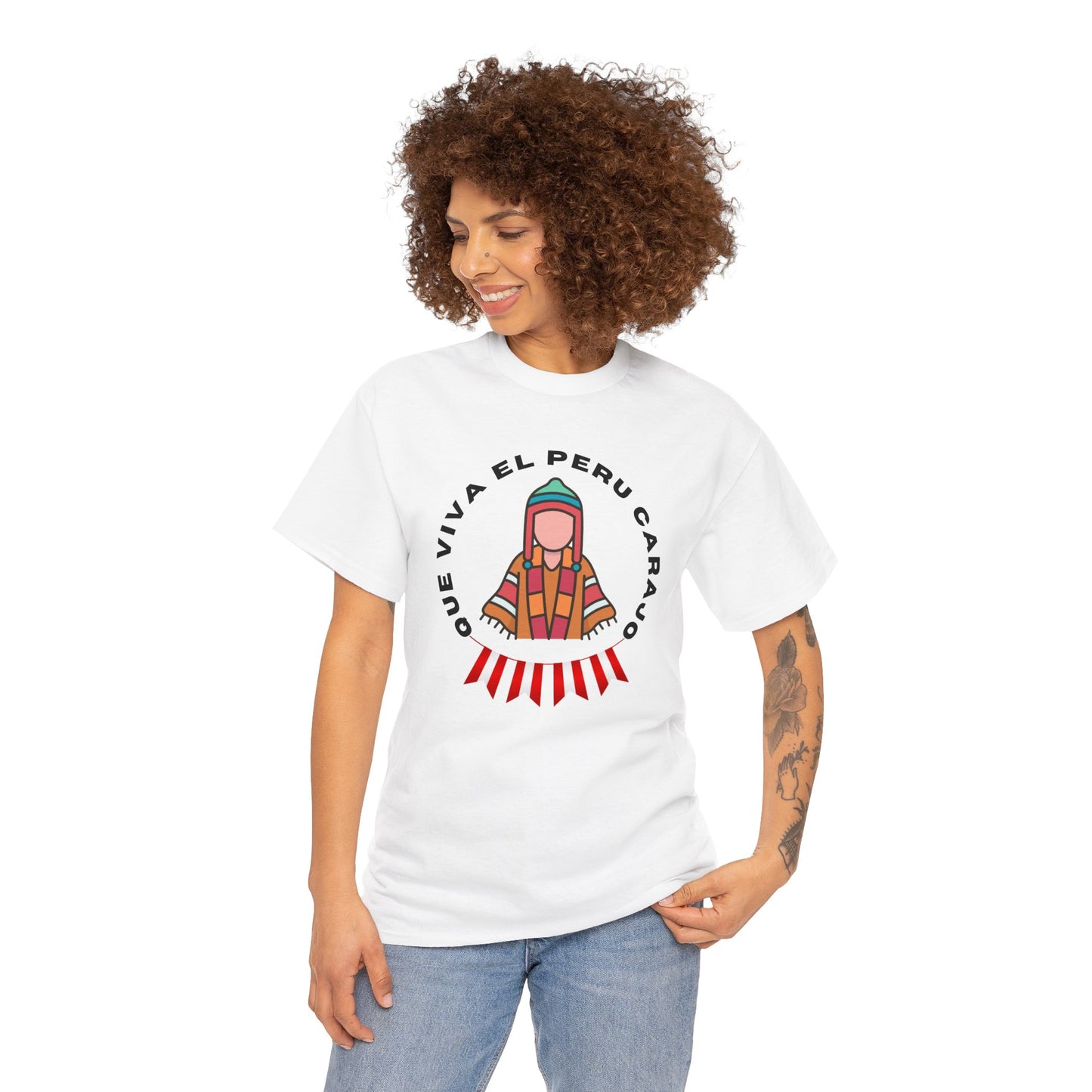 Best Peruvian Unisex T-Shirt "Que Viva El Peru Carajo