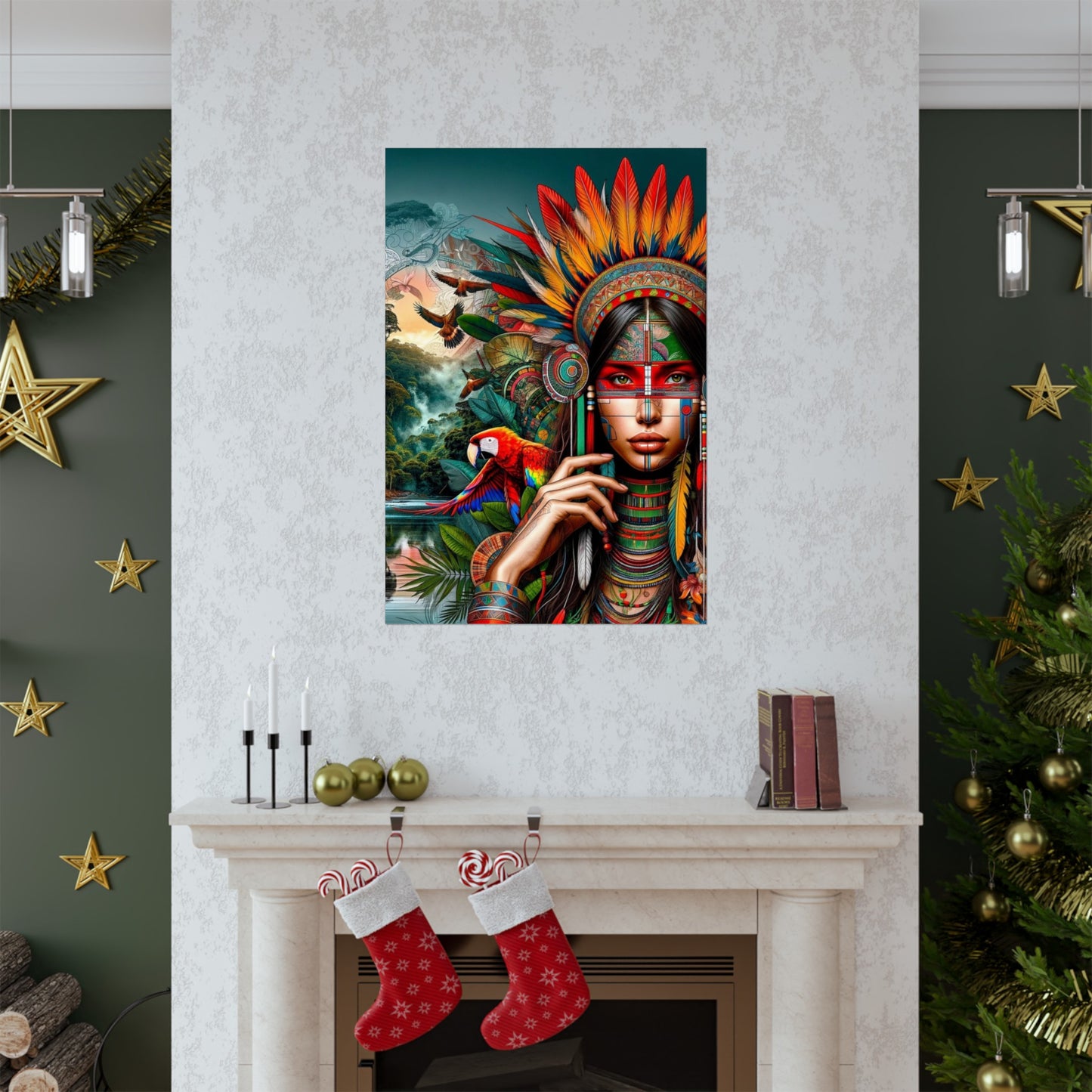 Peruvian Ashaninka Inspired Matte Posters