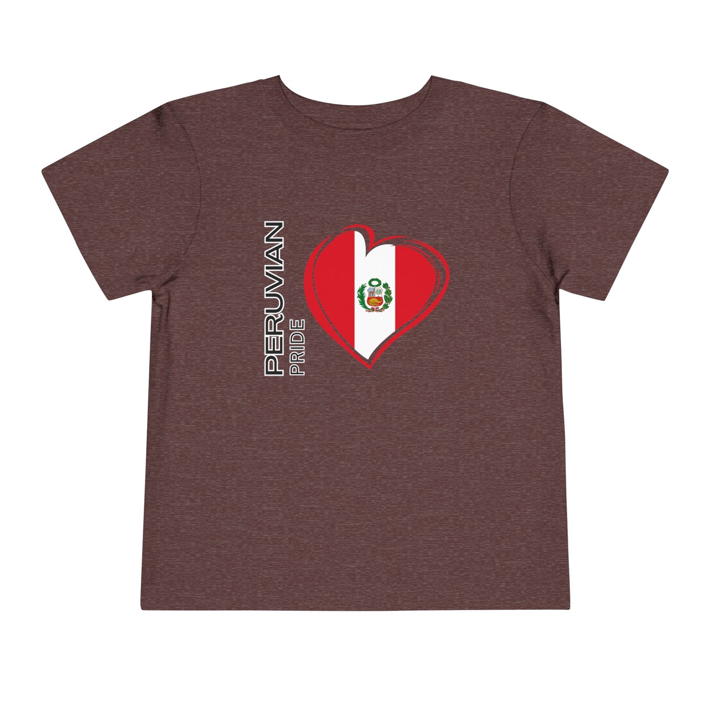 Best PeruvianToddler Short Sleeve Tee "Peruvian Pride Flag"