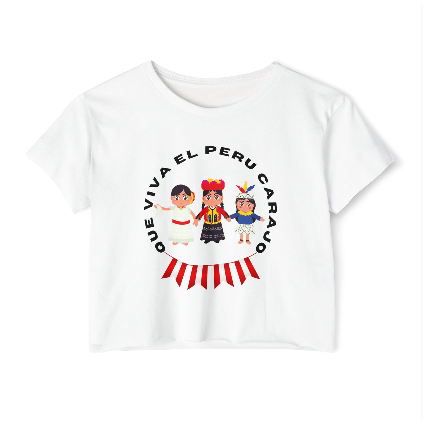 Best Peruvian Crop Top "Que Viva el Peru Carajo He Dicho "