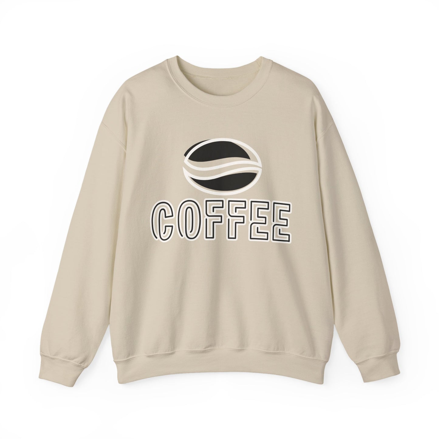 ☕ Minimalist Coffee Sweatshirt USA | Eco-Friendly Unisex Sweater