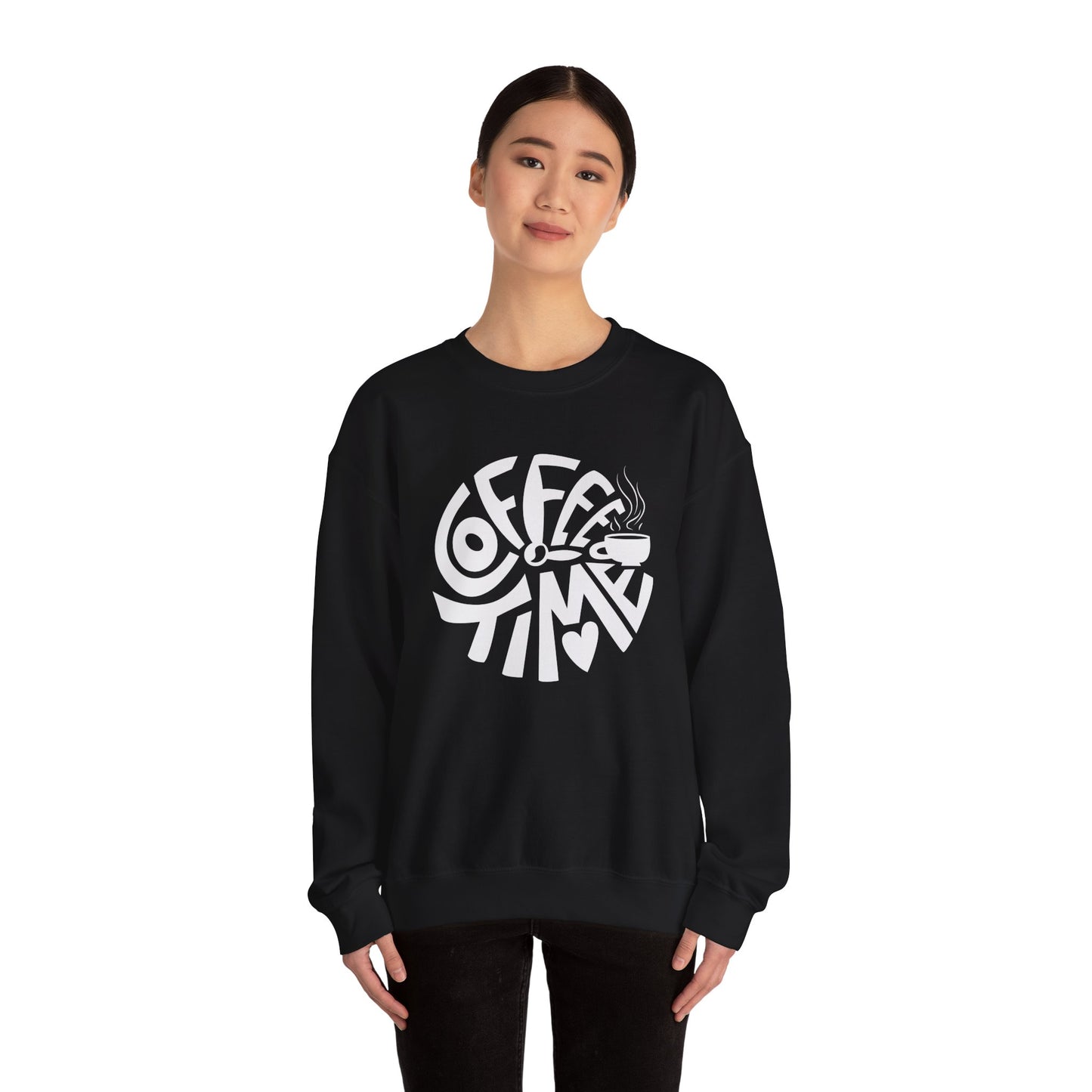 ☕ Coffee Time Sweatshirt USA | Unisex Cozy Sweater