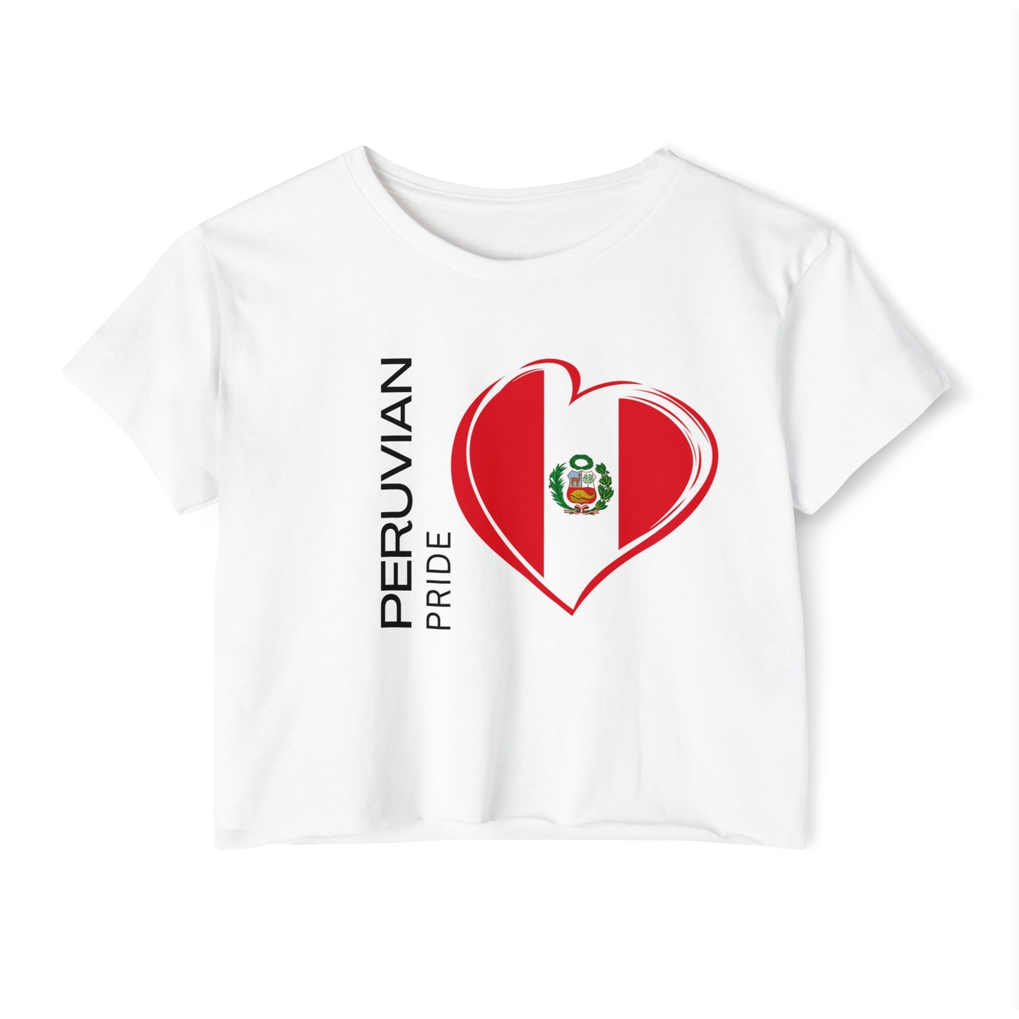 Best Peruvian Crop Top "Peru Flag"