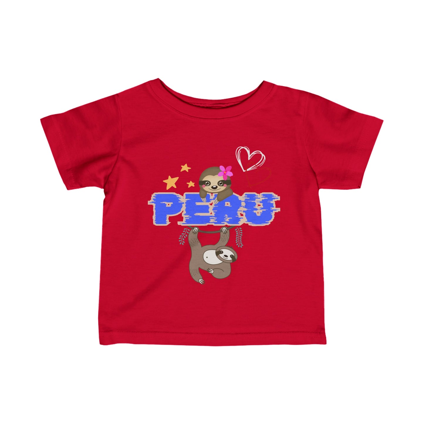 Best Peruvian Infant Fine Jersey Tee "Peruvian Jungle Perezozo"