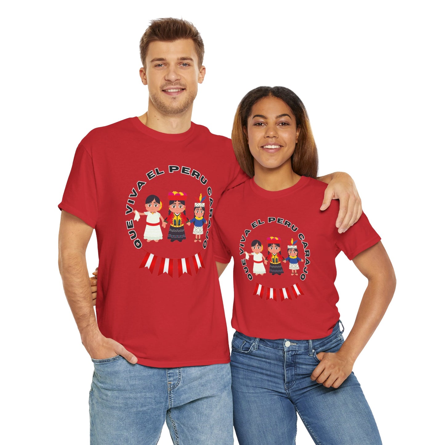 Best Peruvian Unisex T-Shirt "Que Viva El Peru Carajo he Dicho"