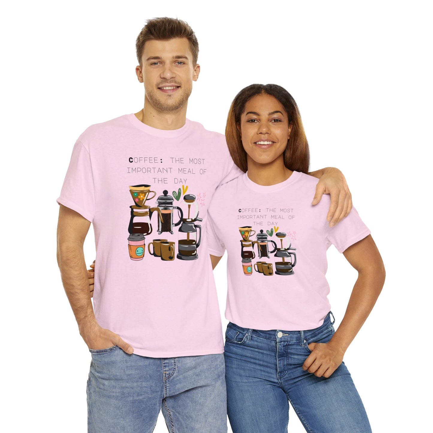 Best Unisex Coffee T-Shirt "Coffee: the most important meal of the day"