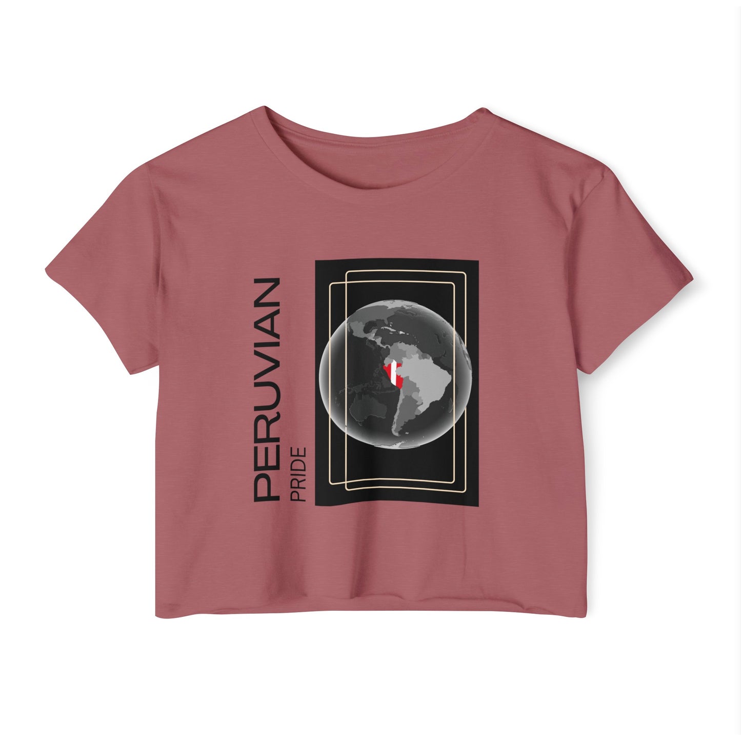 Peruvian Crop Top "Peruvian Pride"