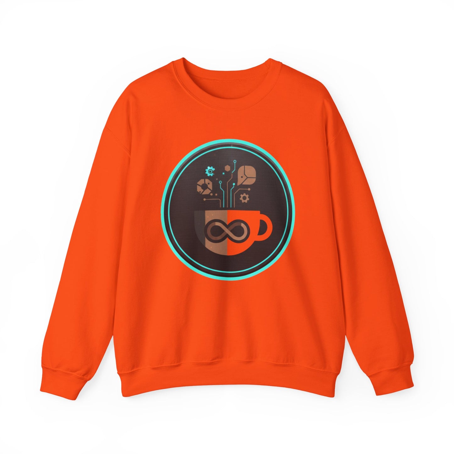 ♻️☕ Eco-Tech Coffee Infinity Sweatshirt USA | Sustainable Unisex Coffee Sweater