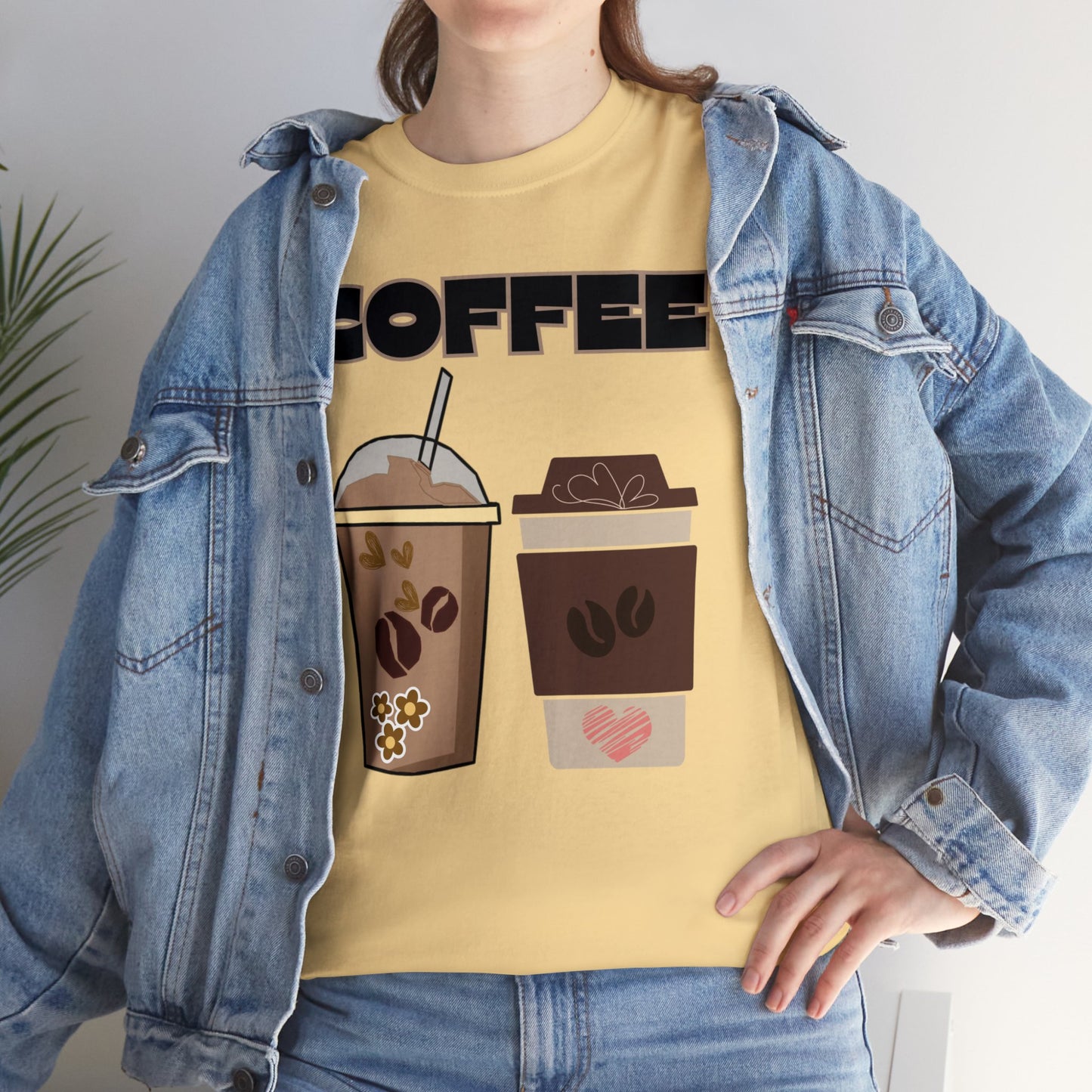 Best Unisex Coffee T-Shirt "Two Cups"