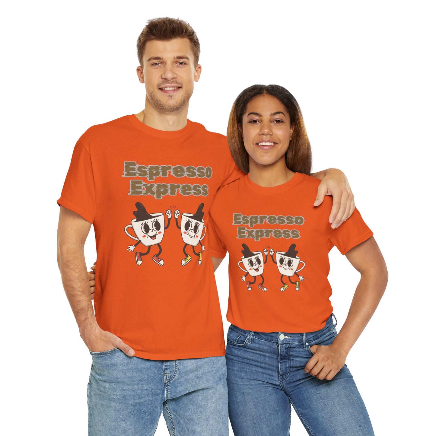 Best Unisex  Espresso Express Coffee Tee That's Brewing Smiles: Caffeine Teamwork