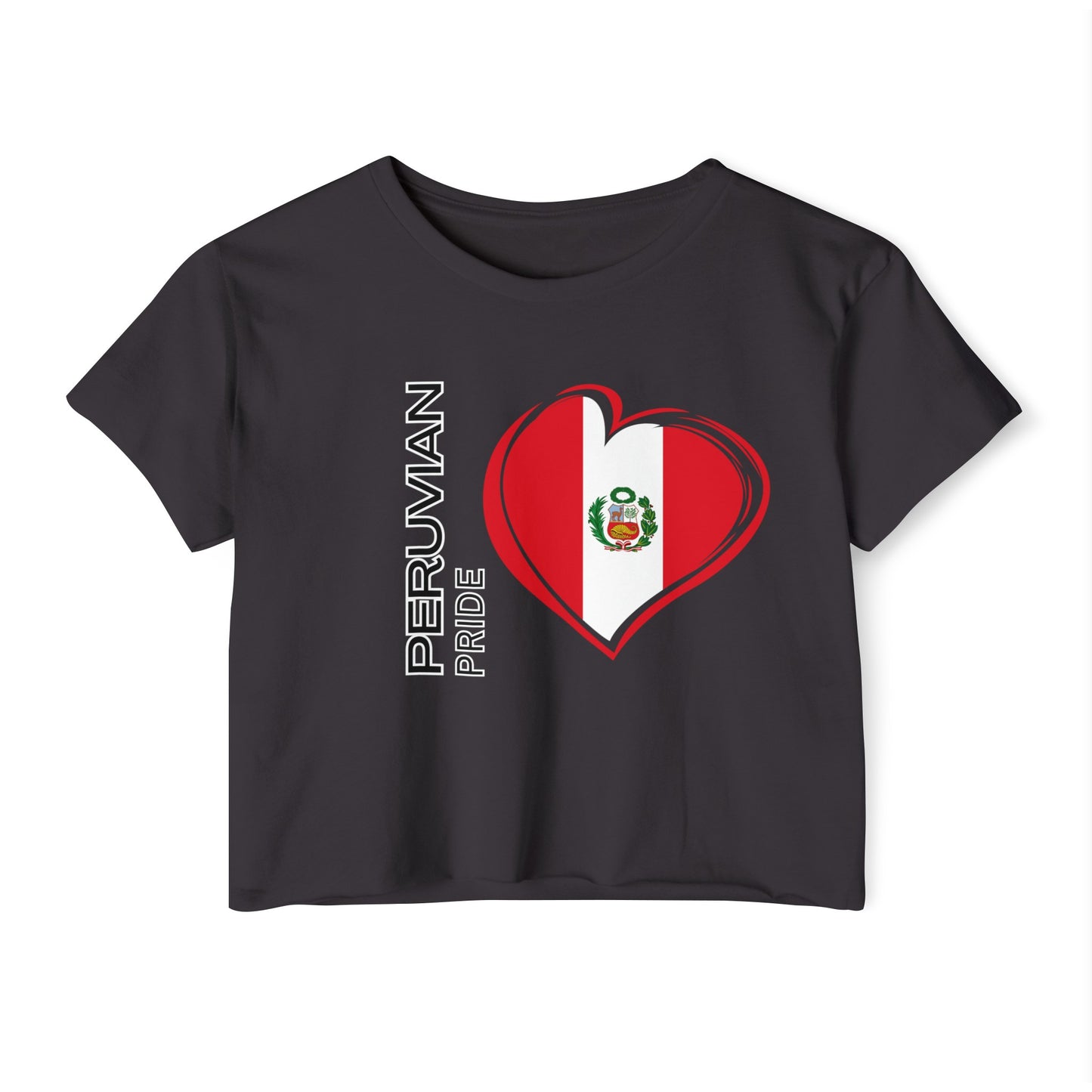 Best Peruvian Crop Top "Peru Flag"