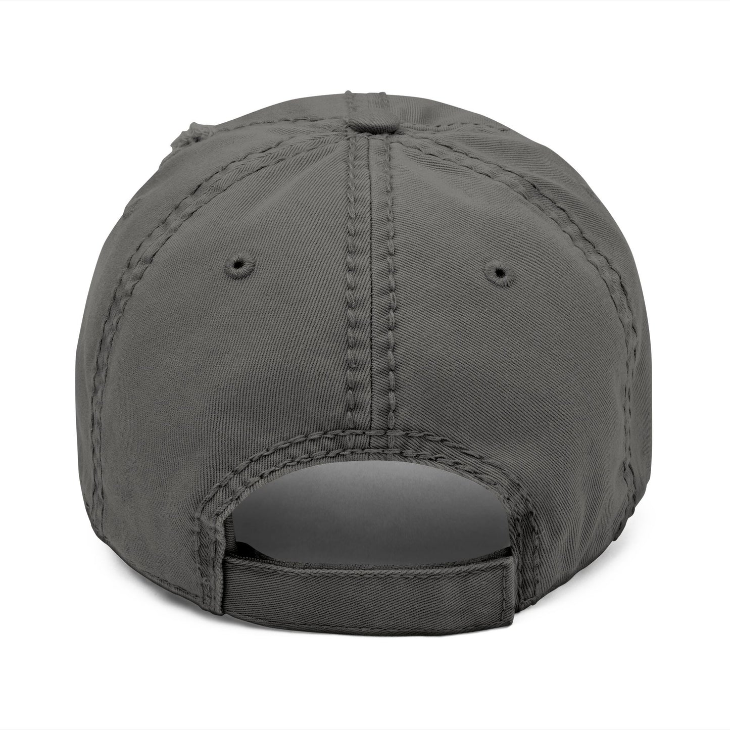 Coffee Emergency Distressed Dad Hat – Tired Emoji Style (USA Only)