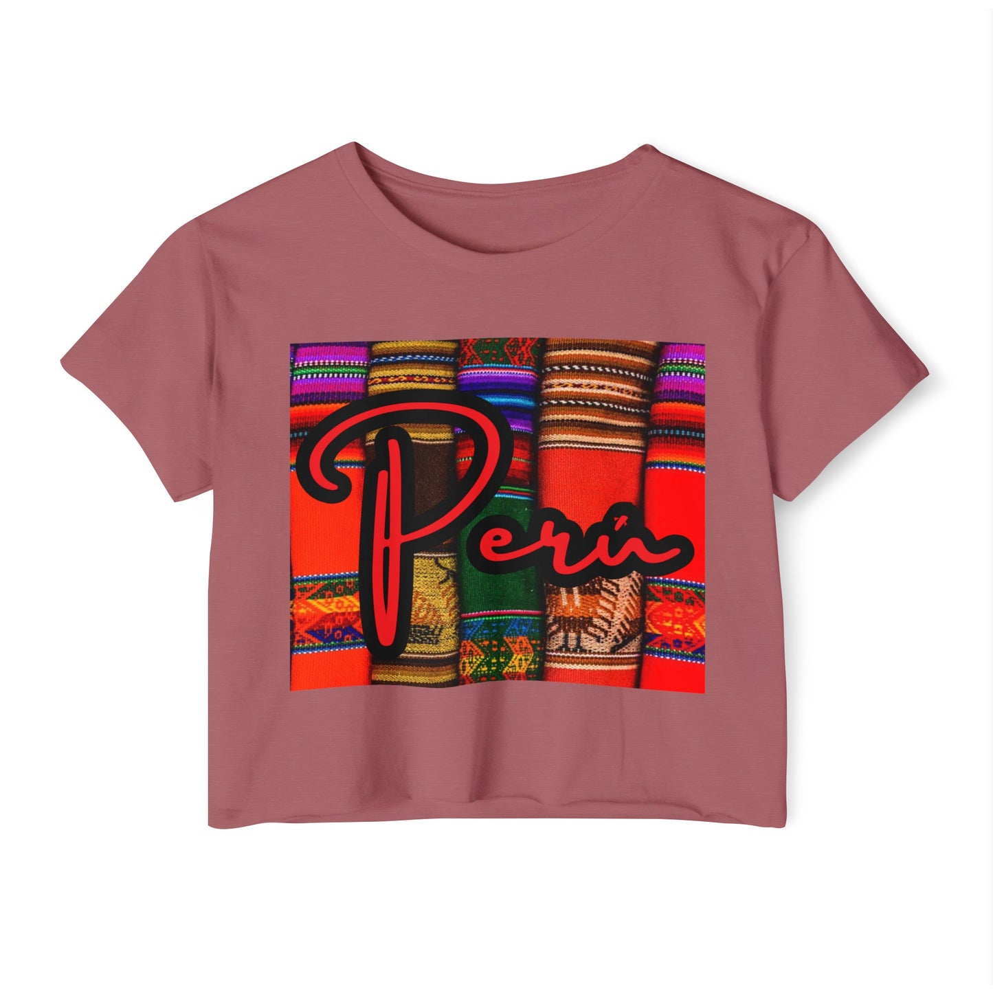 Peruvian Crop Top "Peru Manta"