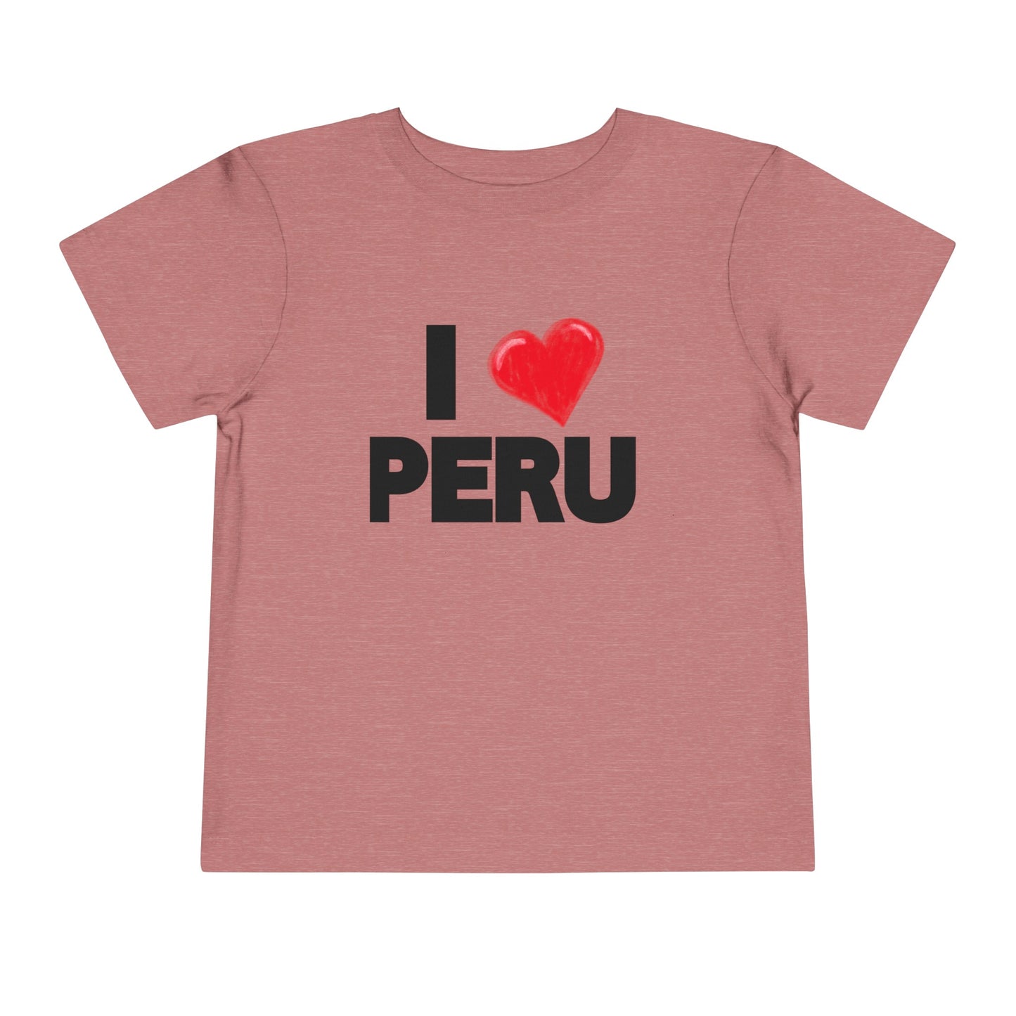 Best PeruvianToddler Short Sleeve Tee "I Love Peru"