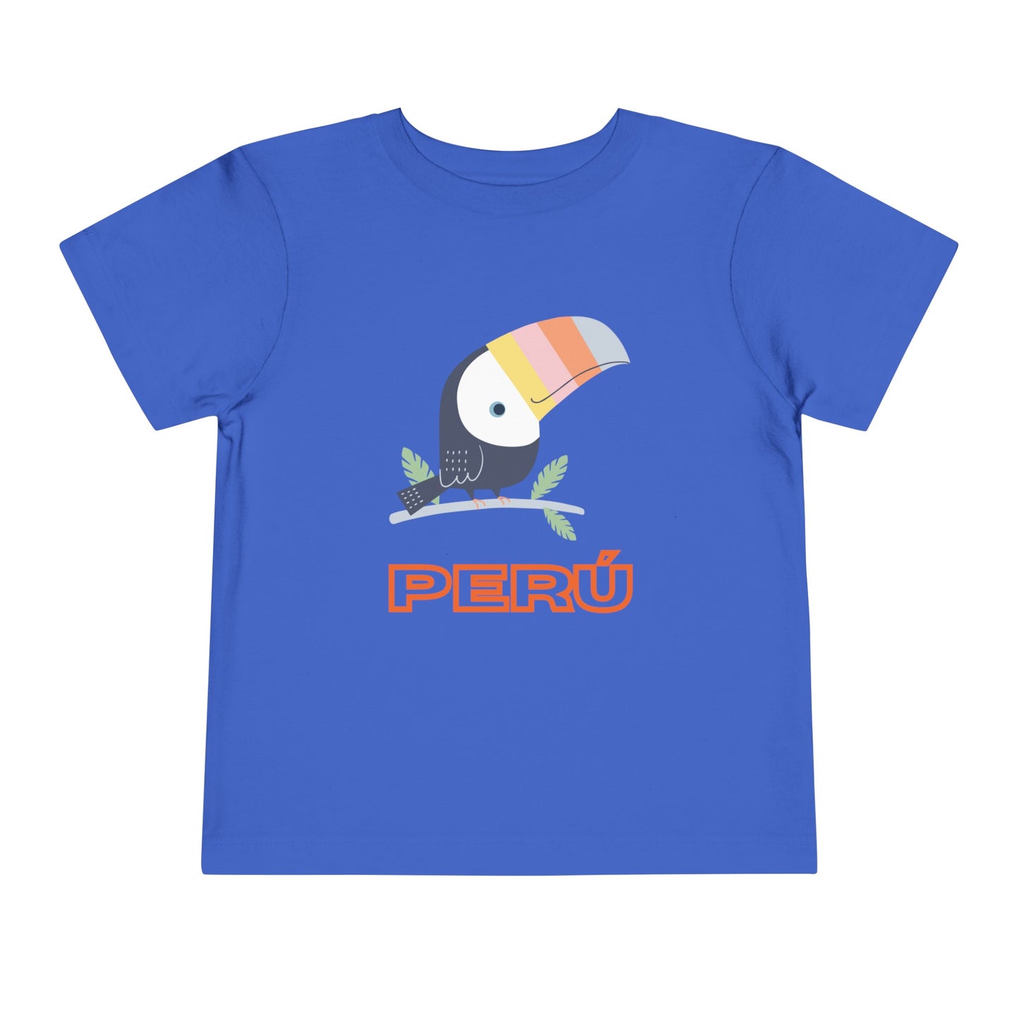 Best PeruvianToddler Short Sleeve Tee "Peru Toucan Colors"