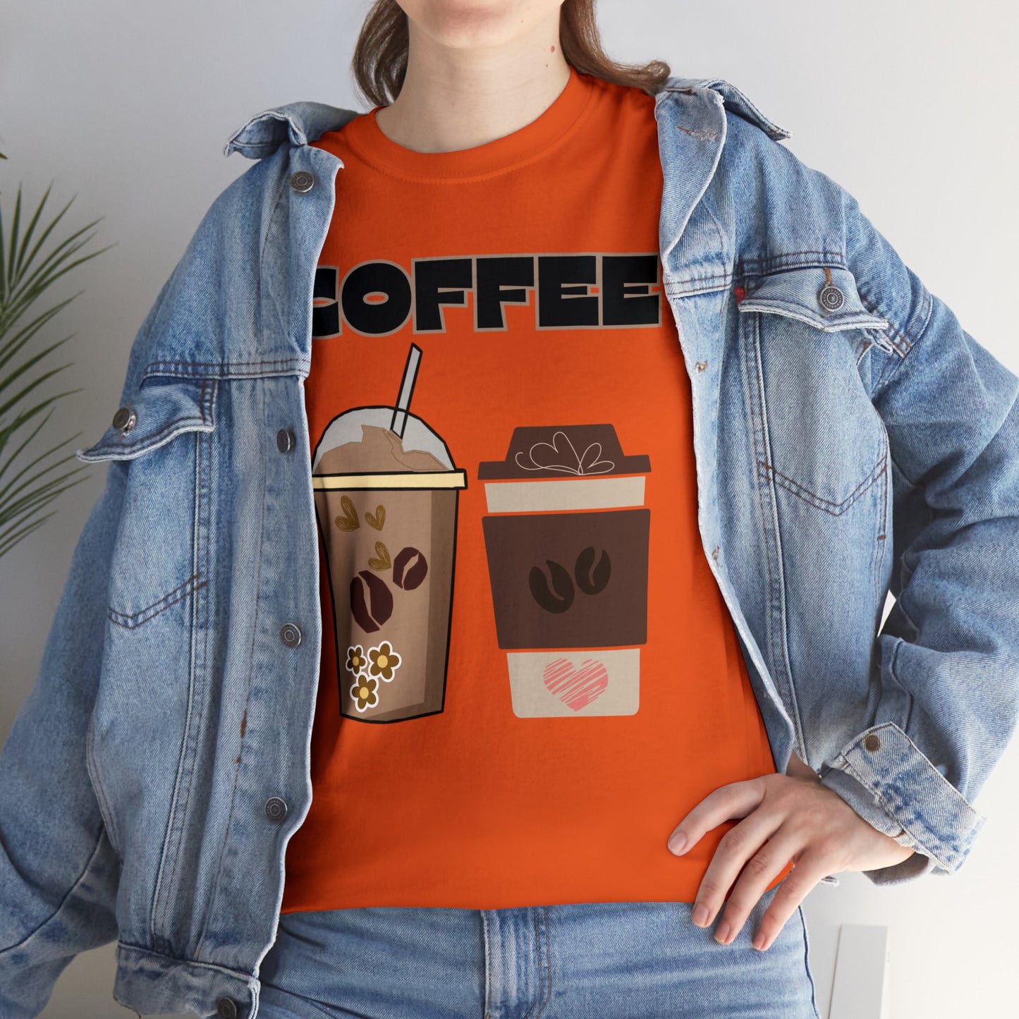 Best Unisex Coffee T-Shirt "Two Cups"