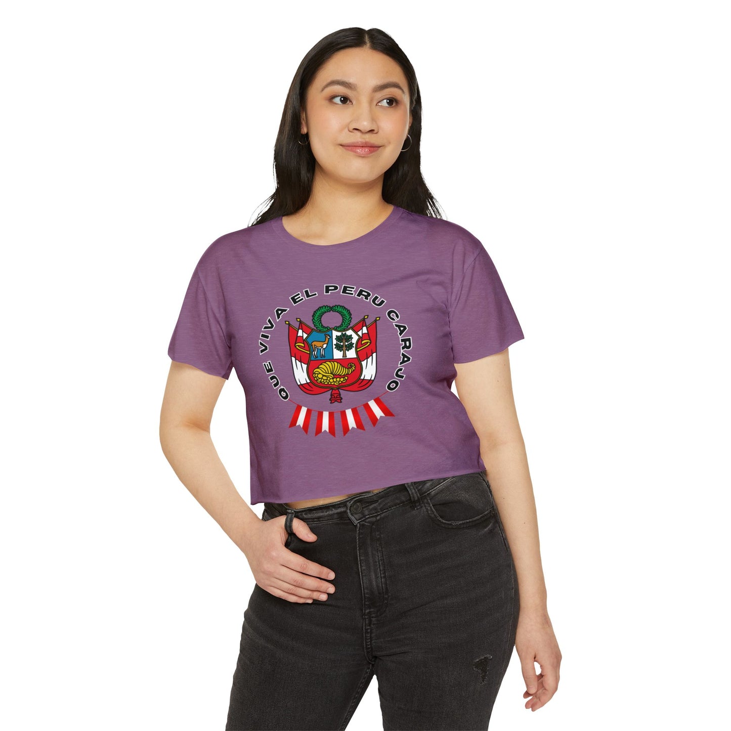 Best Peruvian Crop Top "Peru Escudo"