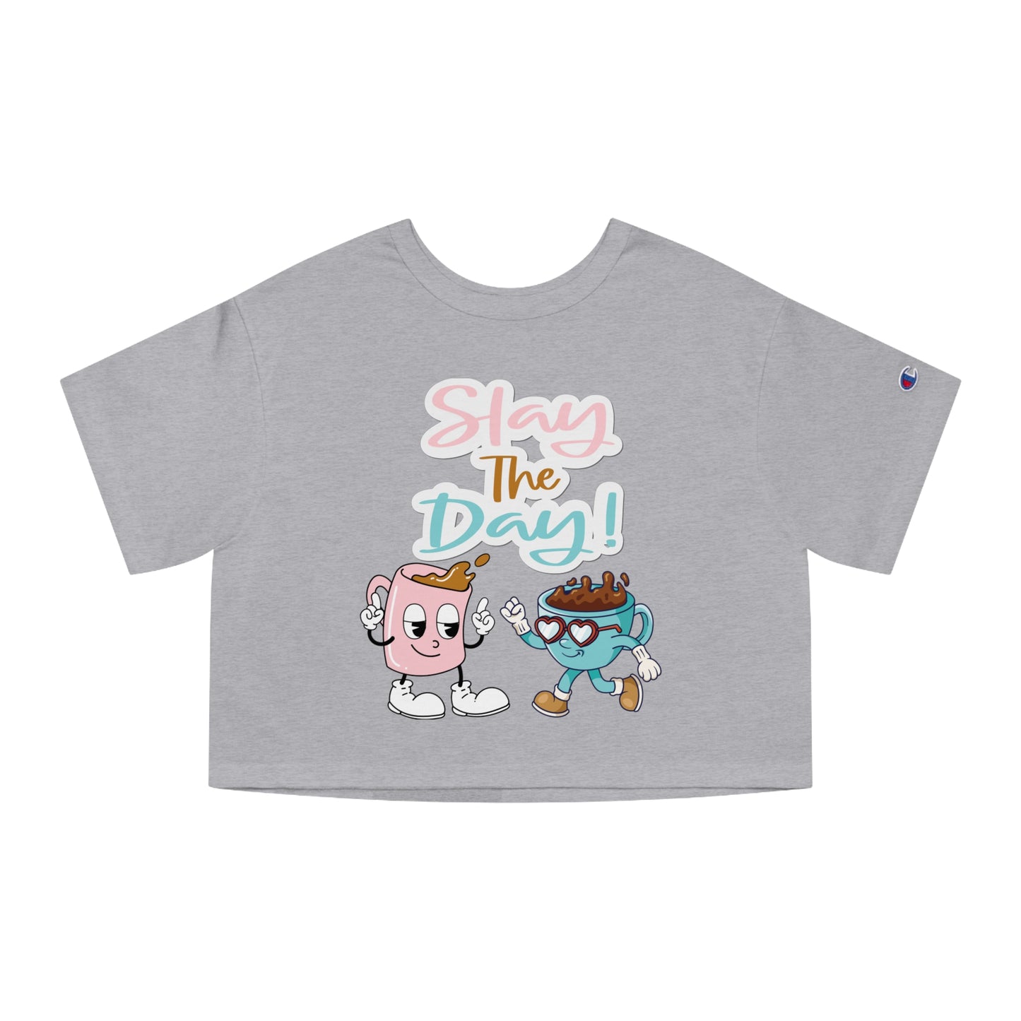 Best Customized Champion Coffee Tee That's Brewing Confidence: Crop & Conquer