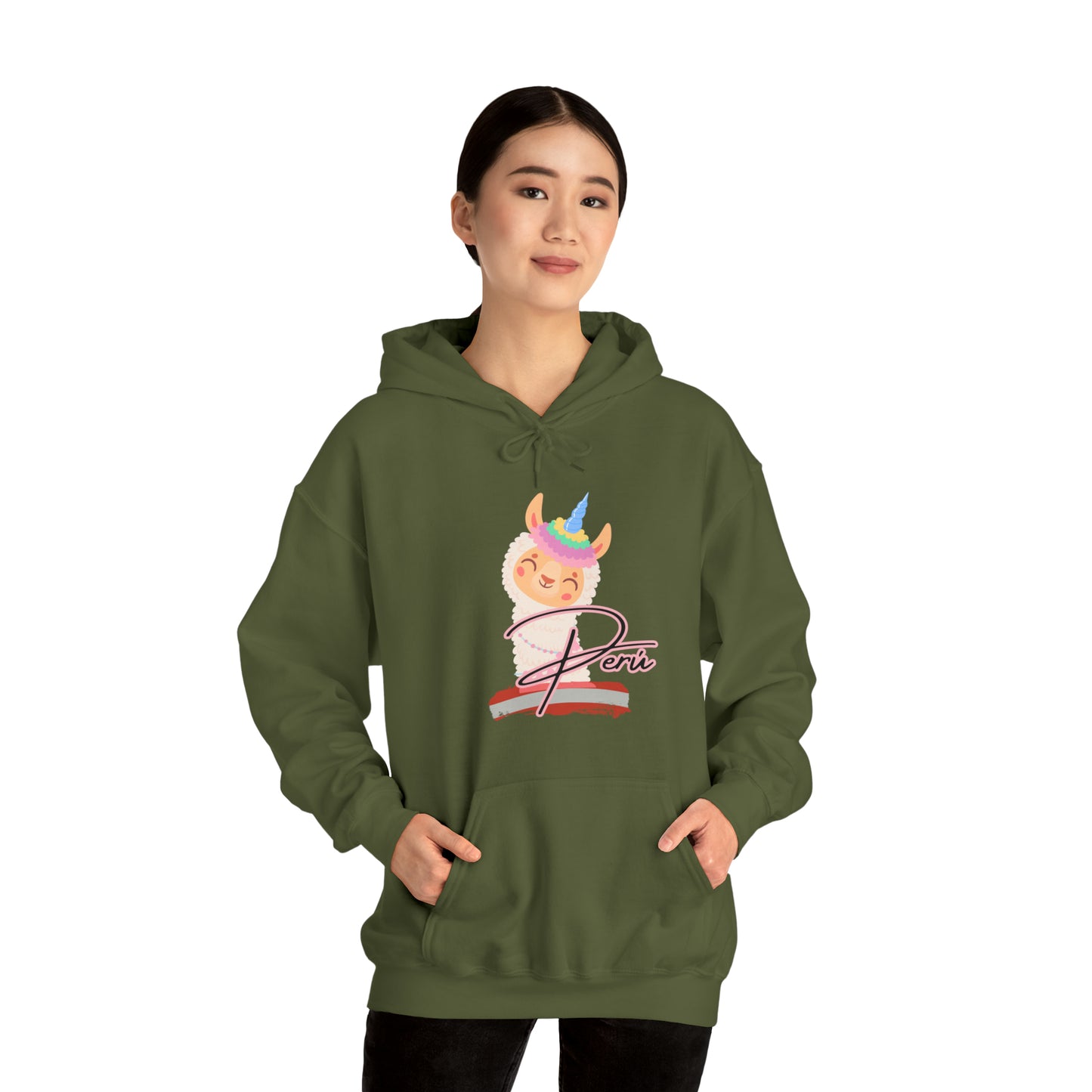 Peruvian Unisex Hoodie 'Andean Majesty'