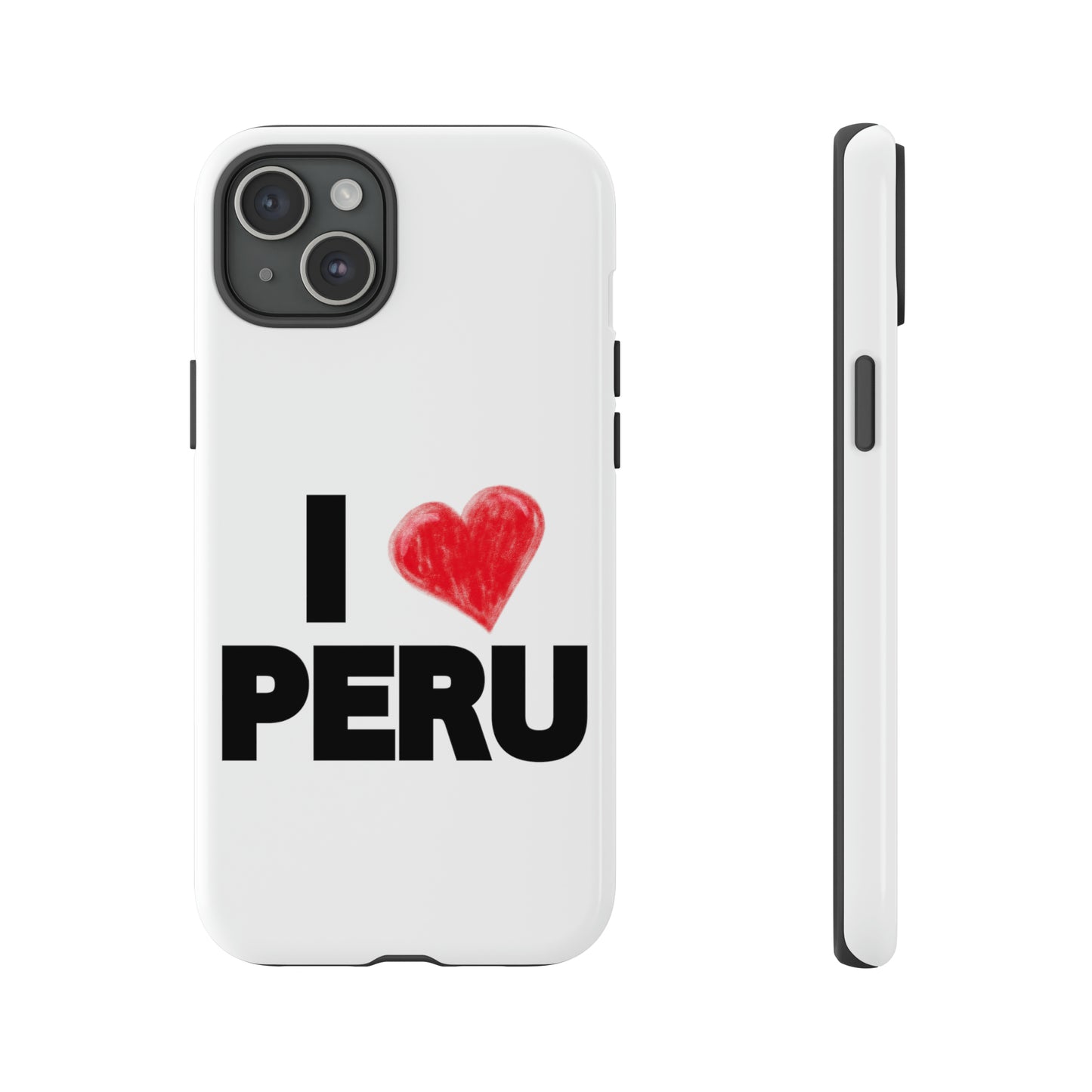 Tough iPhone Cases "Love Peru"