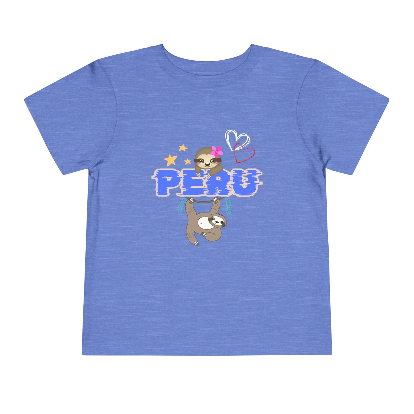 Best PeruvianToddler Short Sleeve Tee "Peruvian Jungle Perezozo"