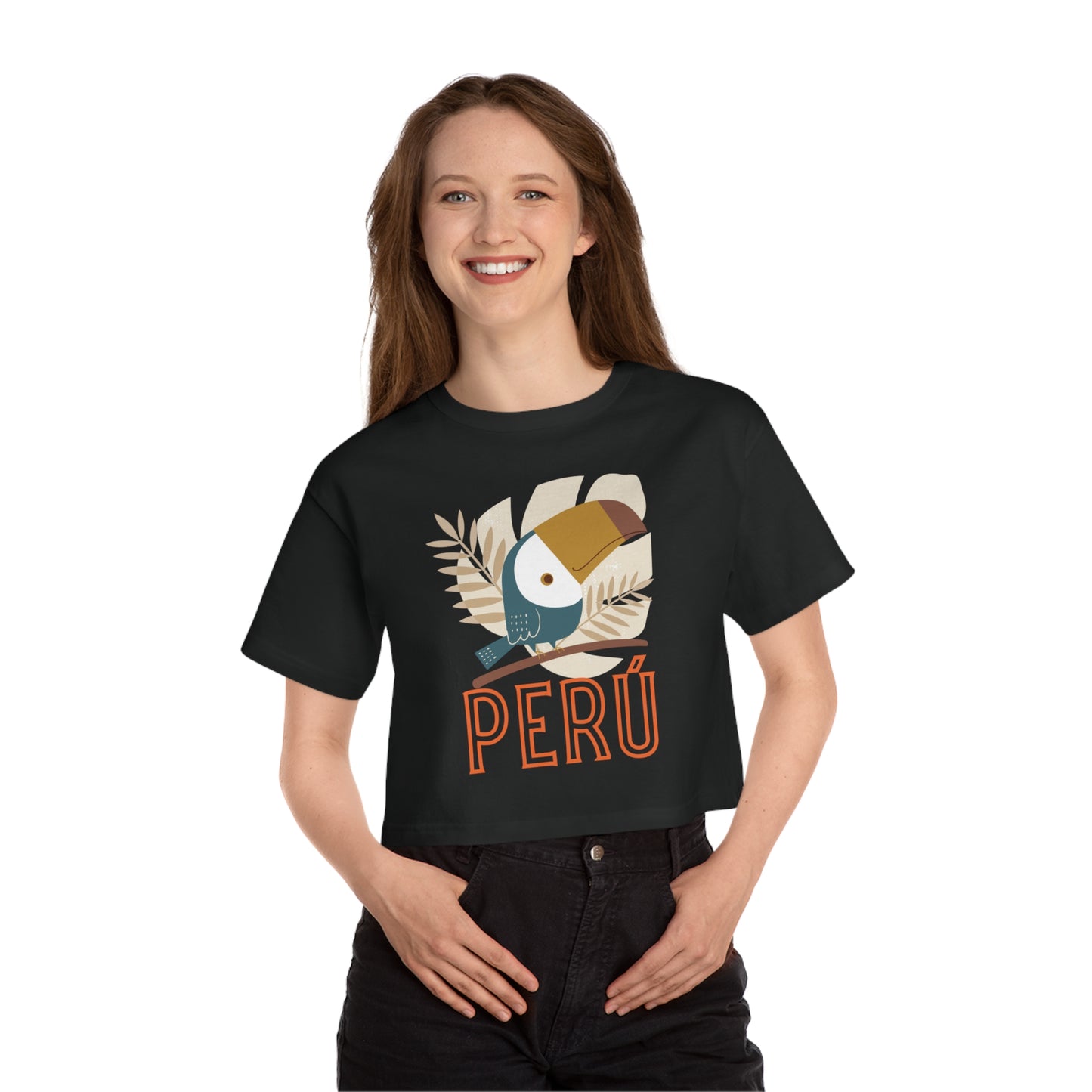 Champion Cropped T-Shirt "Peru Rainforest"
