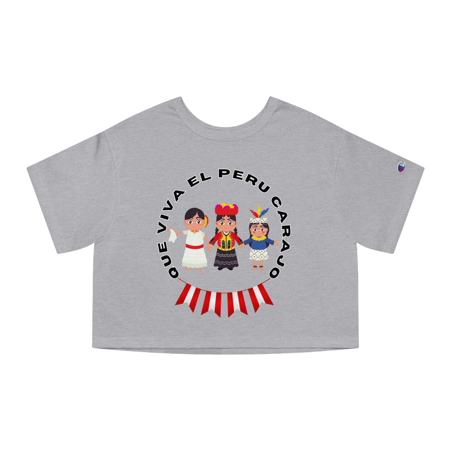 Best Peruvian Champion Cropped T-Shirt "Que Viva el Peru Carajo He Dicho"