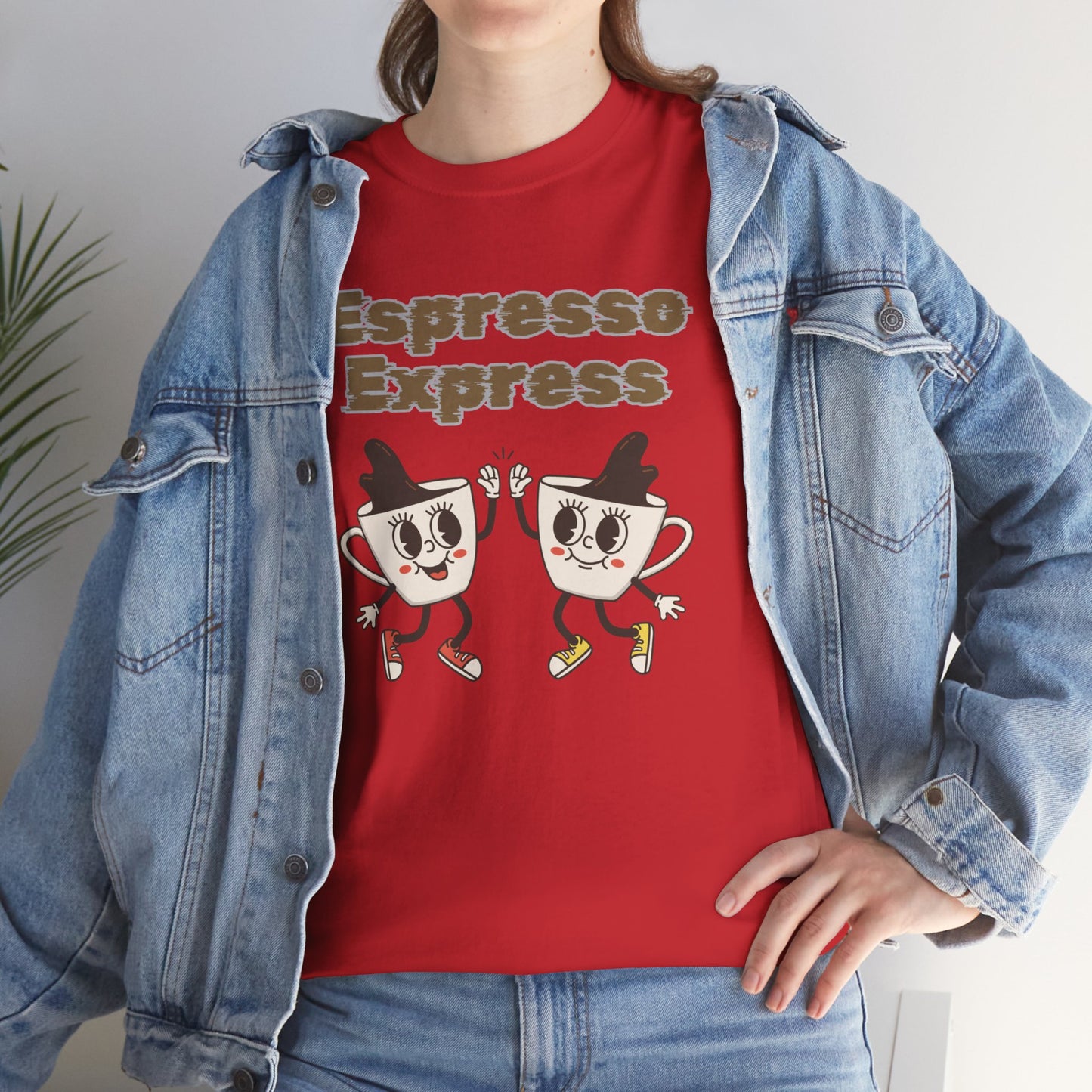 Best Unisex  Espresso Express Coffee Tee That's Brewing Smiles: Caffeine Teamwork