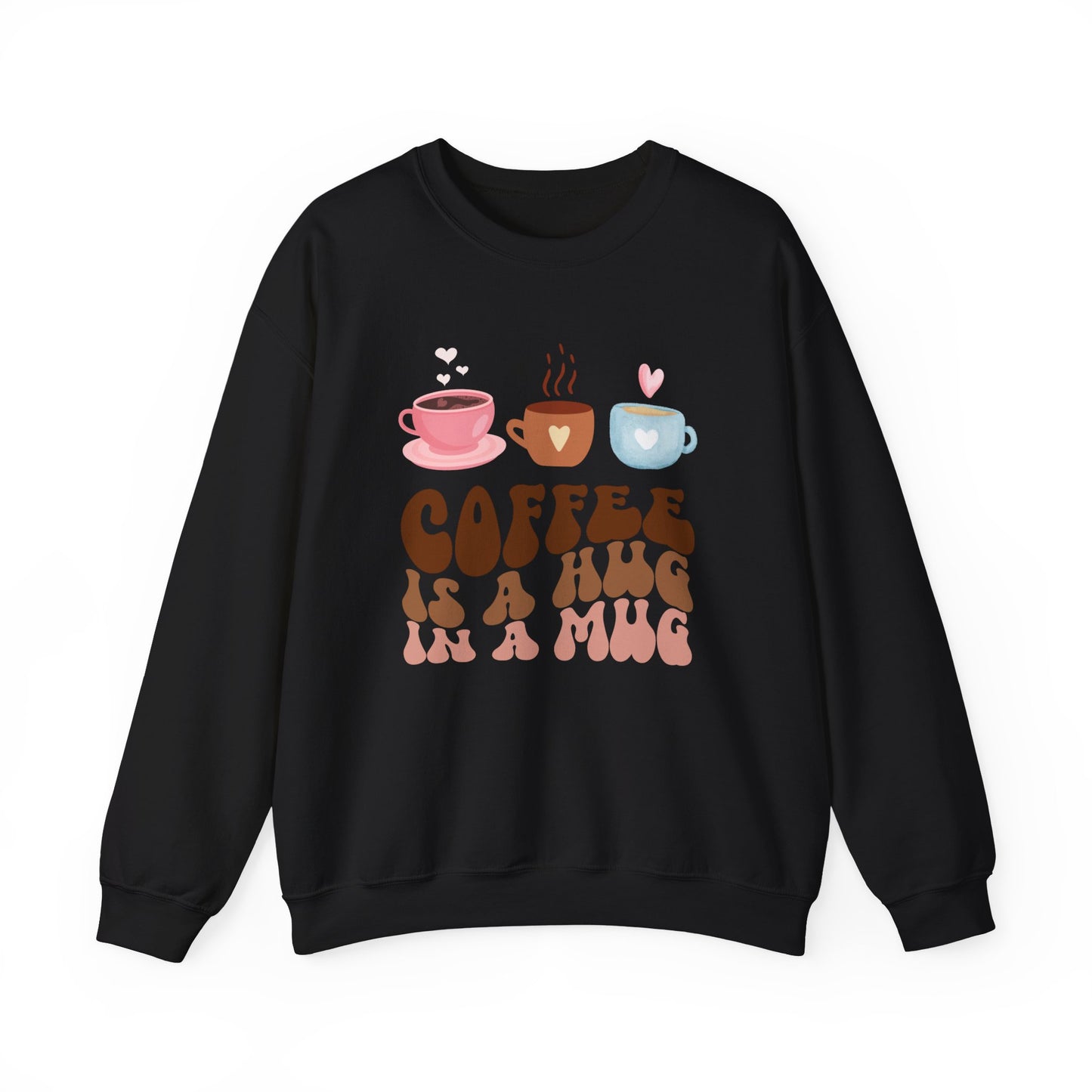 ☕ Coffee Is a Hug in a Mug Sweatshirt USA | Cozy Unisex Sweater