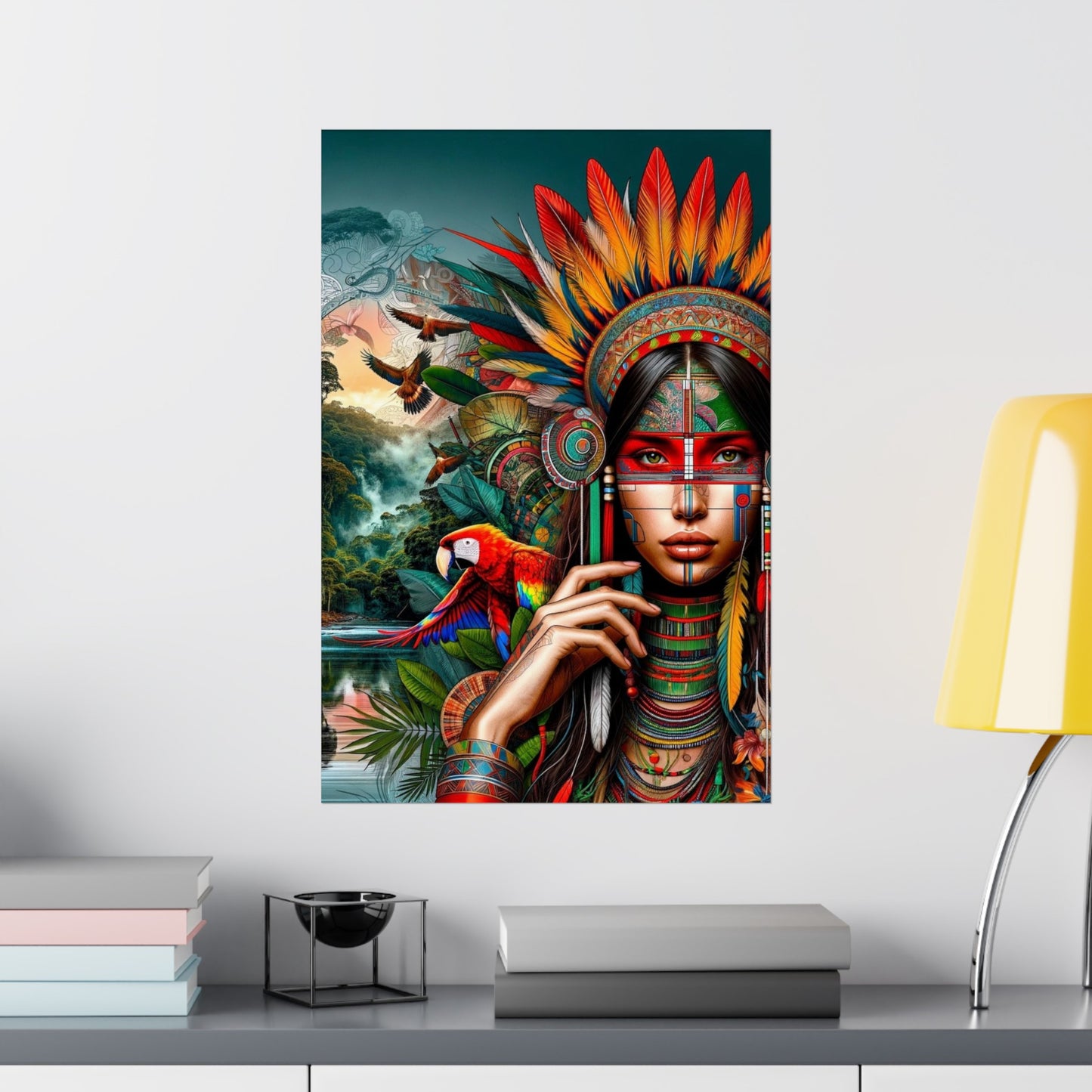 Peruvian Ashaninka Inspired Matte Posters