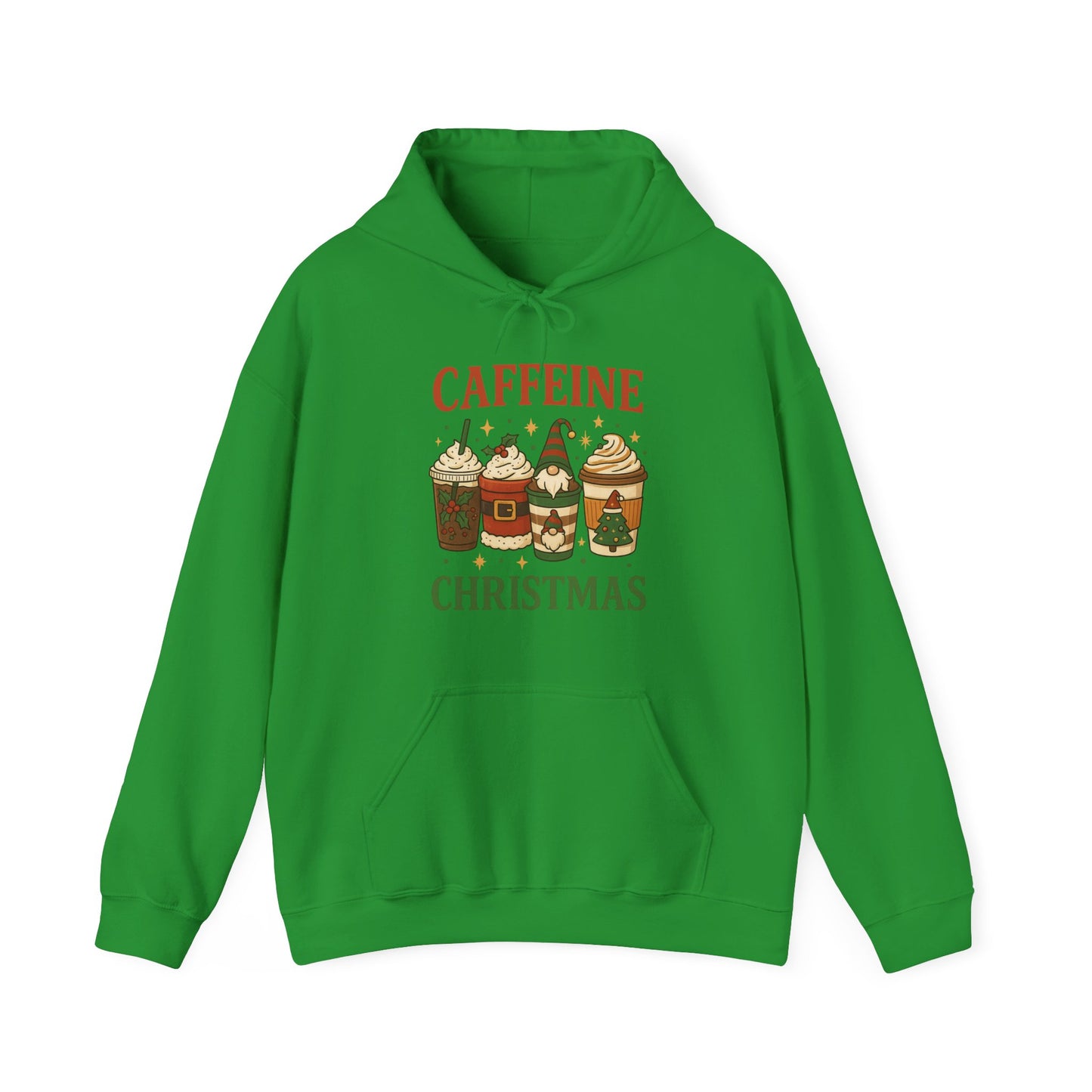 Caffeine Christmas Hoodie USA π
β β Unisex Holiday Coffee Hoodie for Coffee Lovers