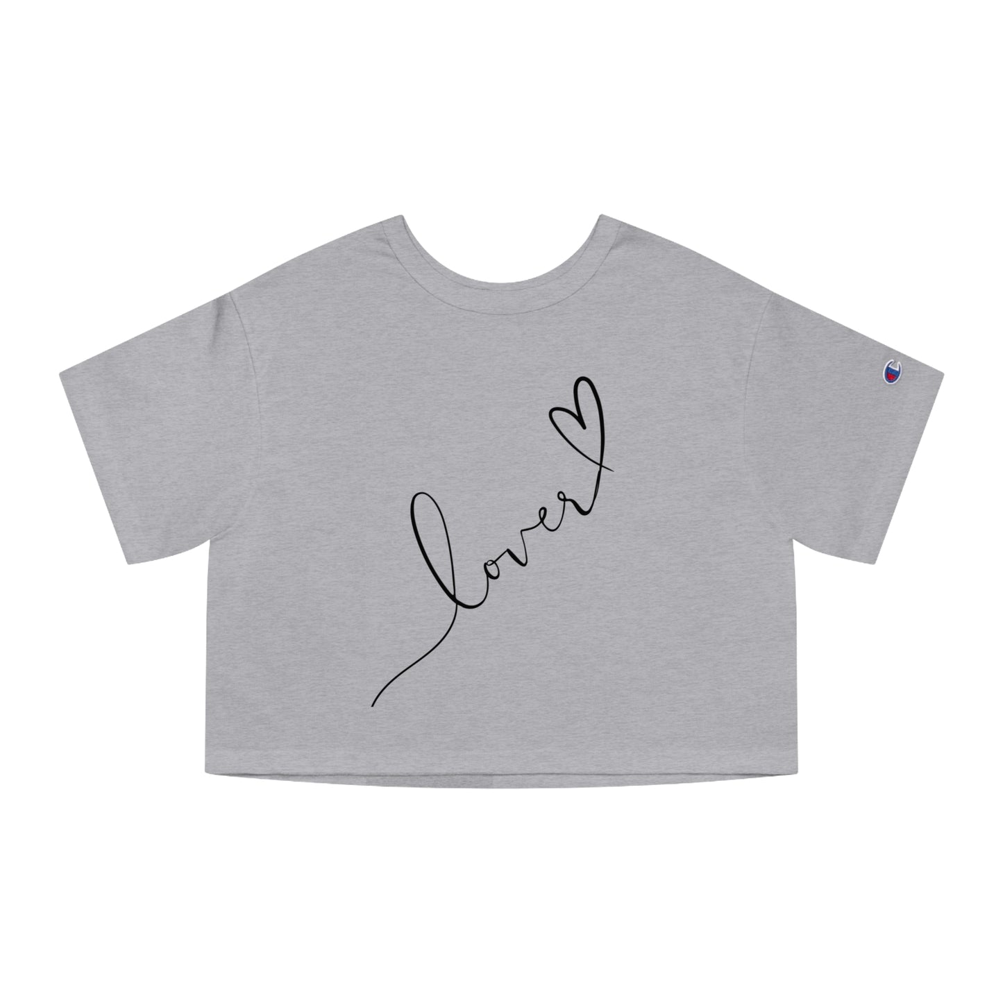 Best Champion Cropped T-Shirt "Lover"