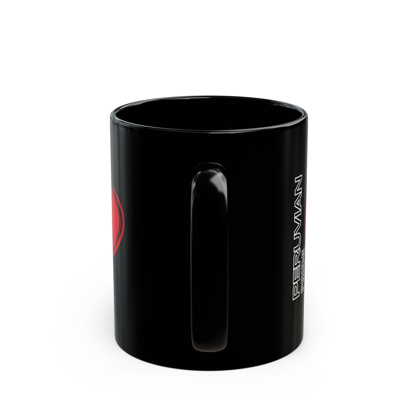 Best Peruvian Coffee Black Mug (11oz, 15oz) "Peru Flag"