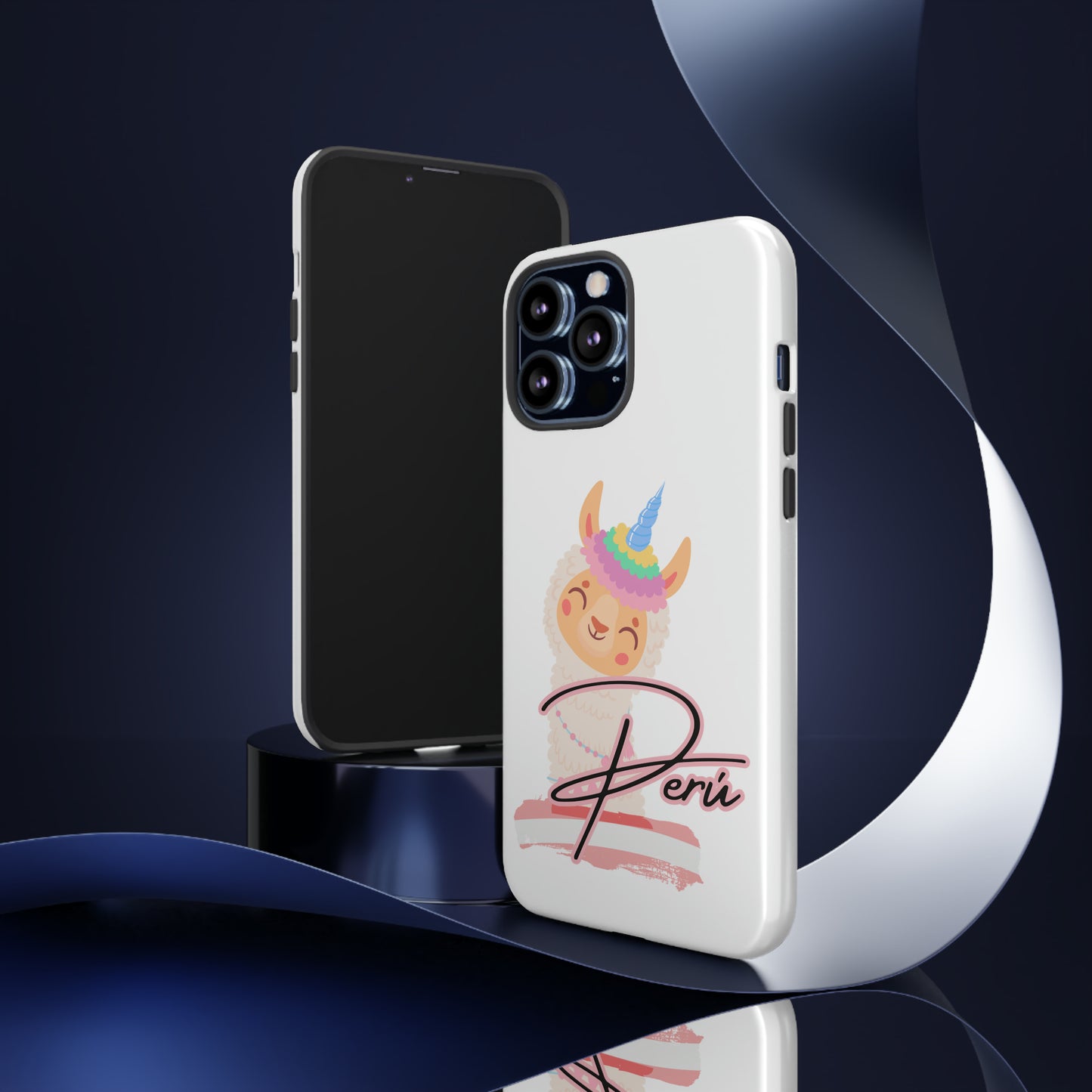 Tough iPhone Case "Llama Love on-the-Go"