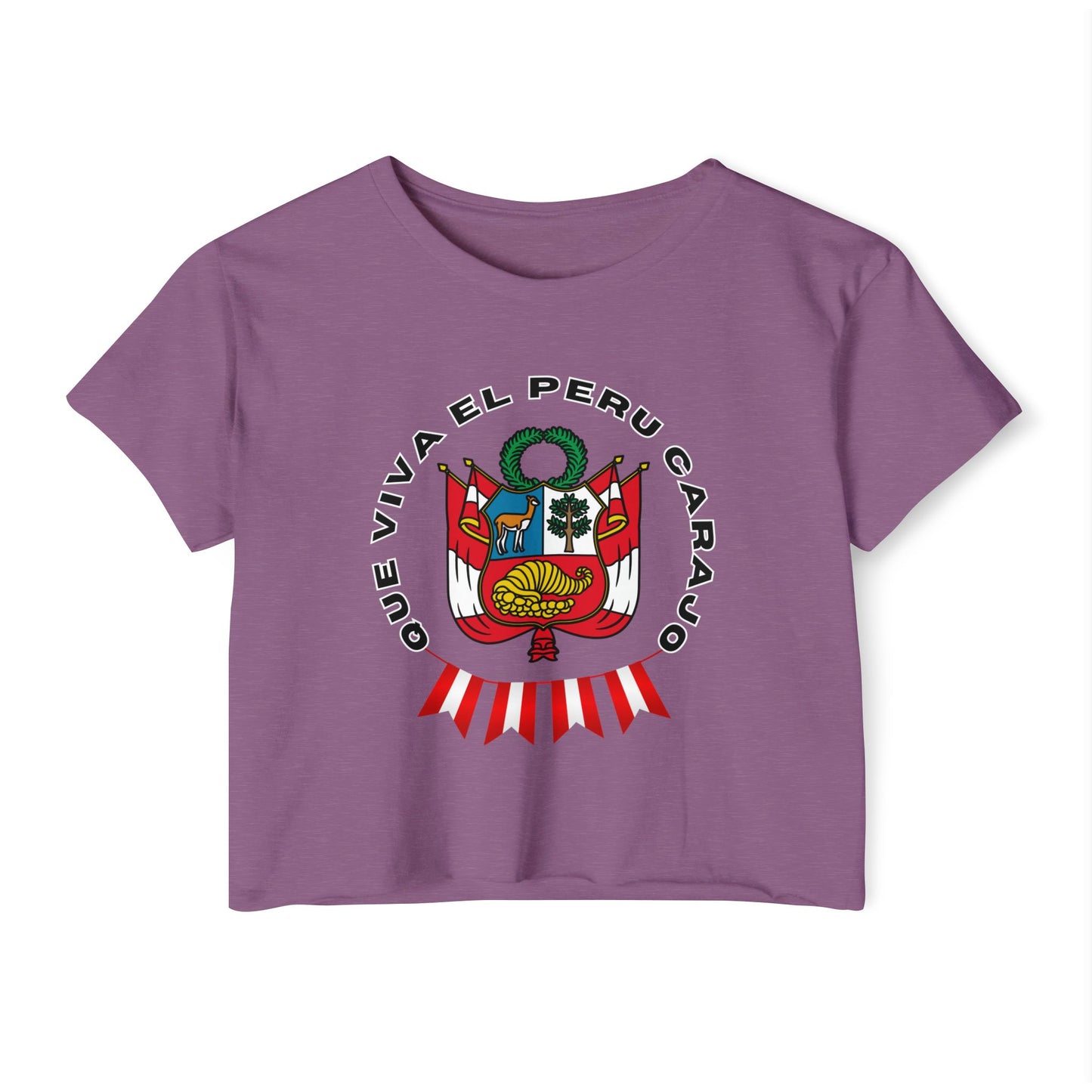 Best Peruvian Crop Top "Peru Escudo"