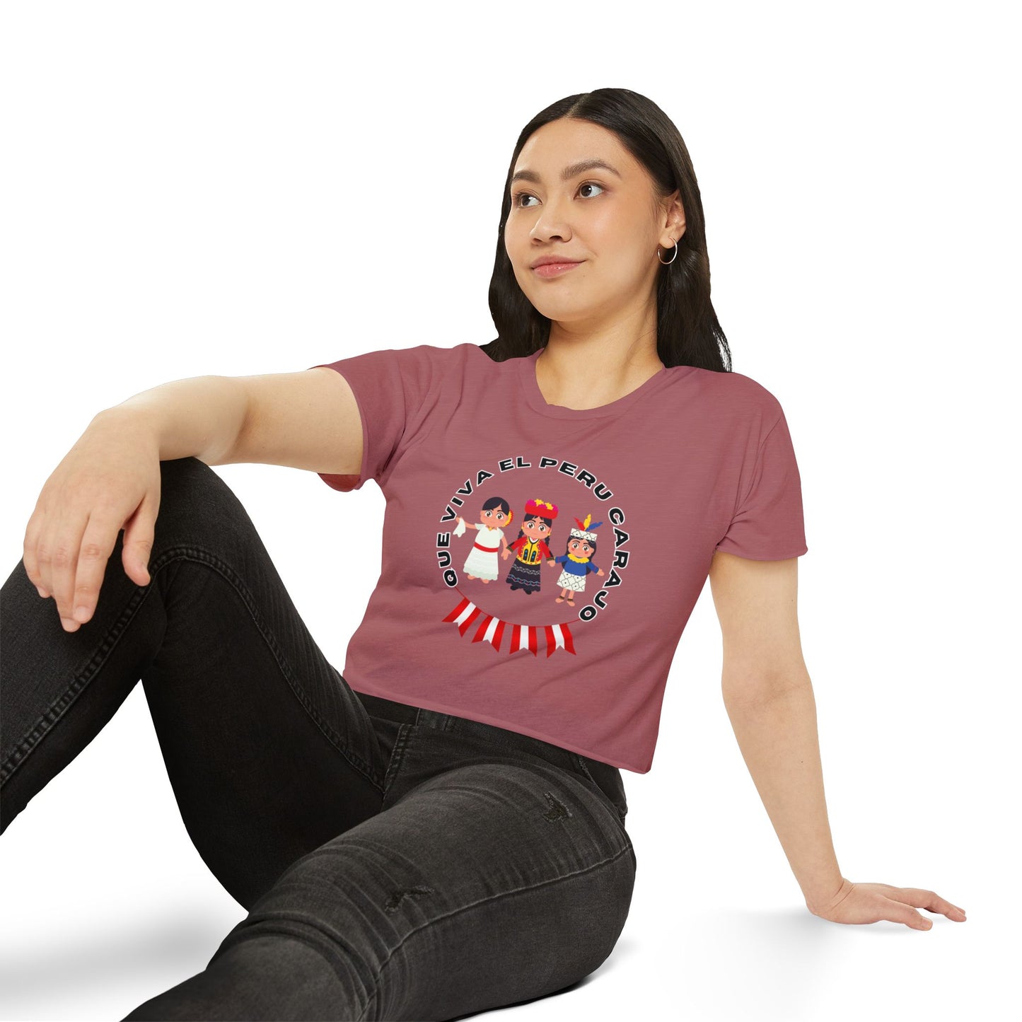 Best Peruvian Crop Top "Que Viva el Peru Carajo He Dicho "