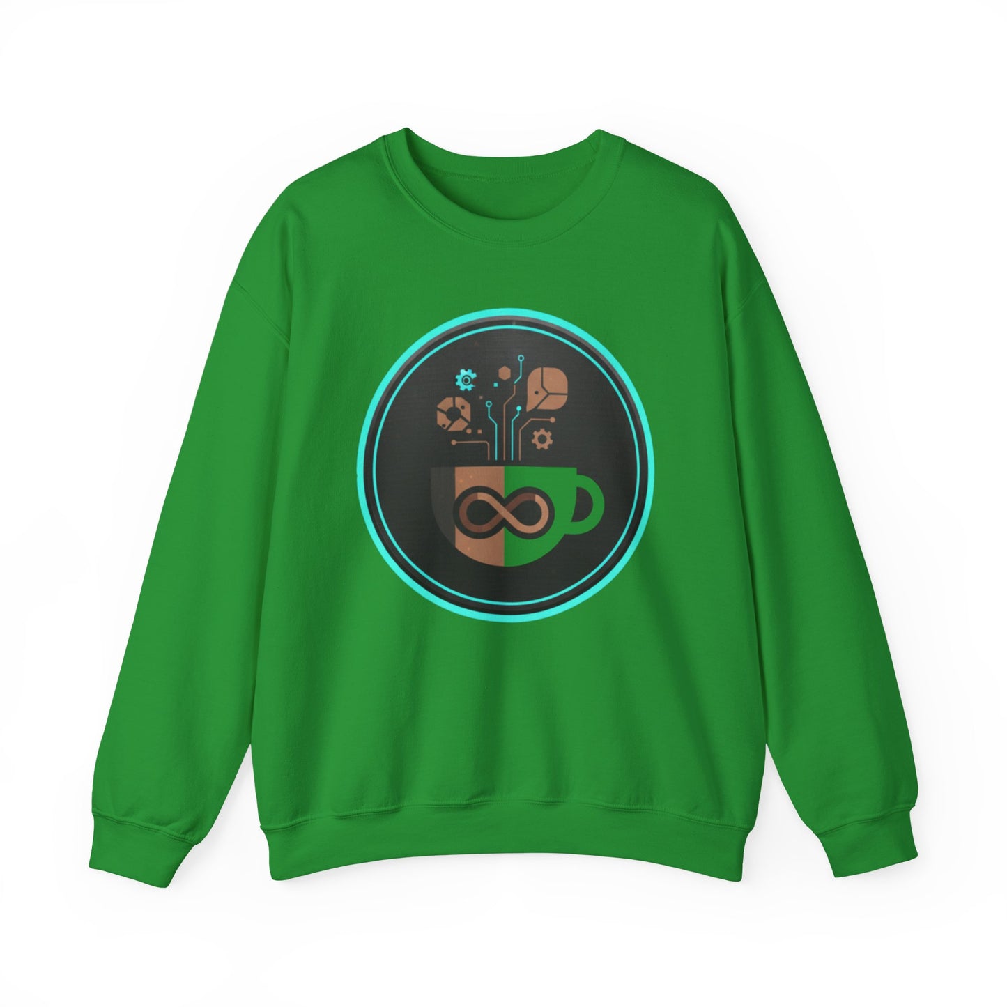 ♻️☕ Eco-Tech Coffee Infinity Sweatshirt USA | Sustainable Unisex Coffee Sweater