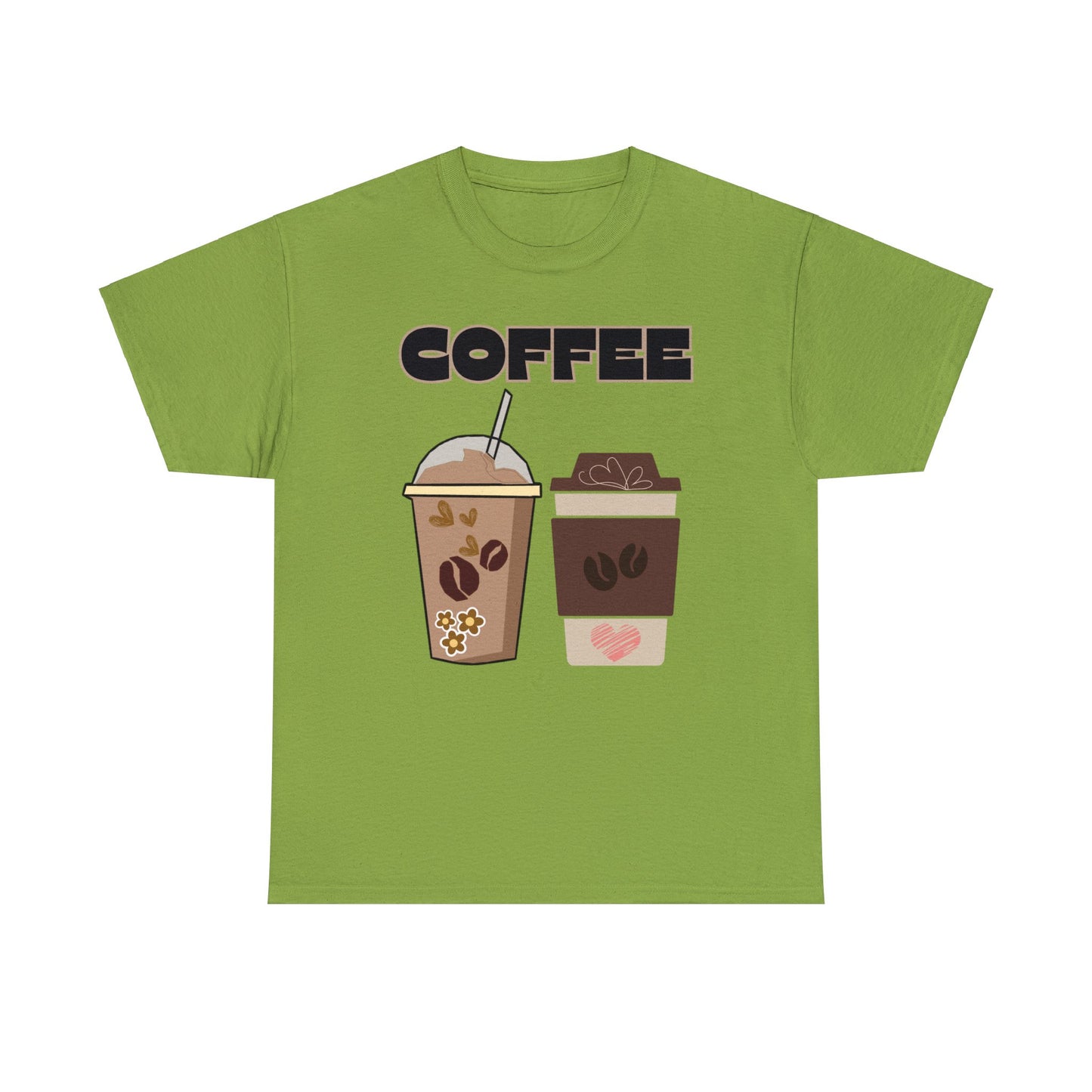 Best Unisex Coffee T-Shirt "Two Cups"