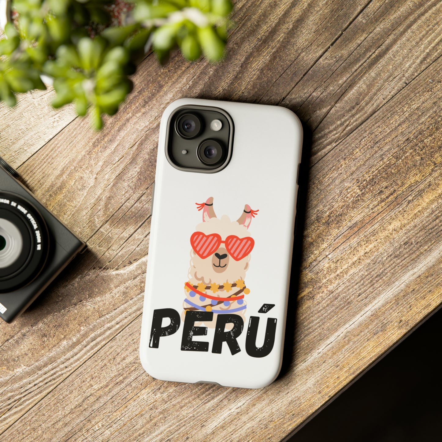 Tough iPhone Cases "Peruvian Llama"