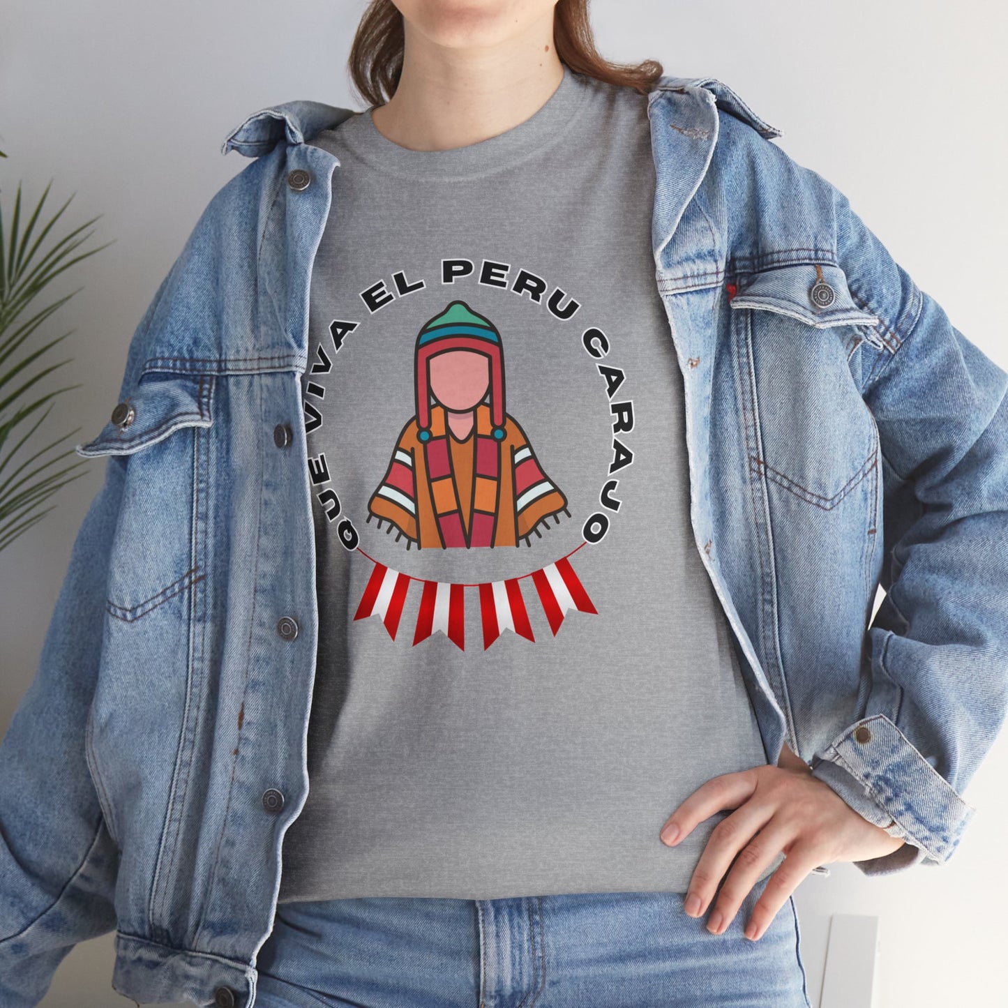 Best Peruvian Unisex T-Shirt "Que Viva El Peru Carajo