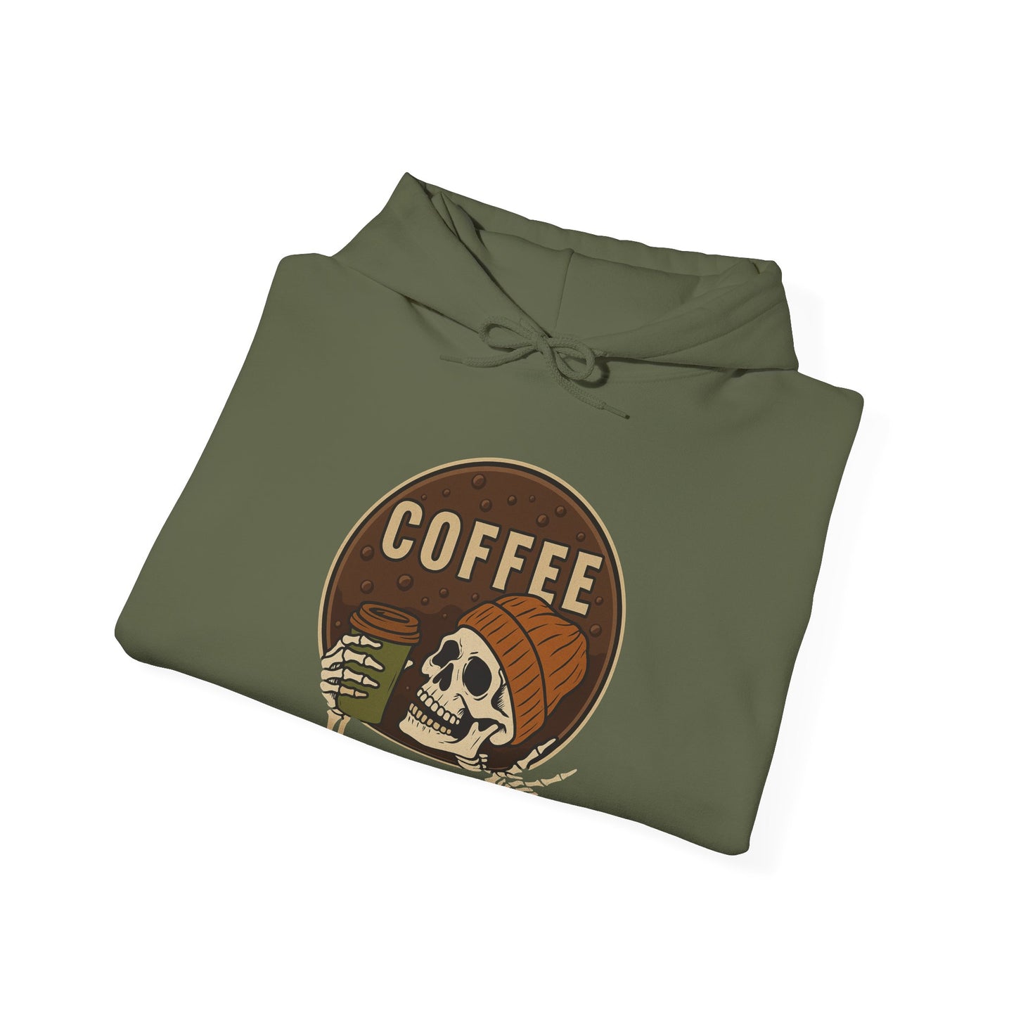 Skull Coffee Hoodie ☕ Bold Unisex Hoodie for Coffee Lovers in the USA