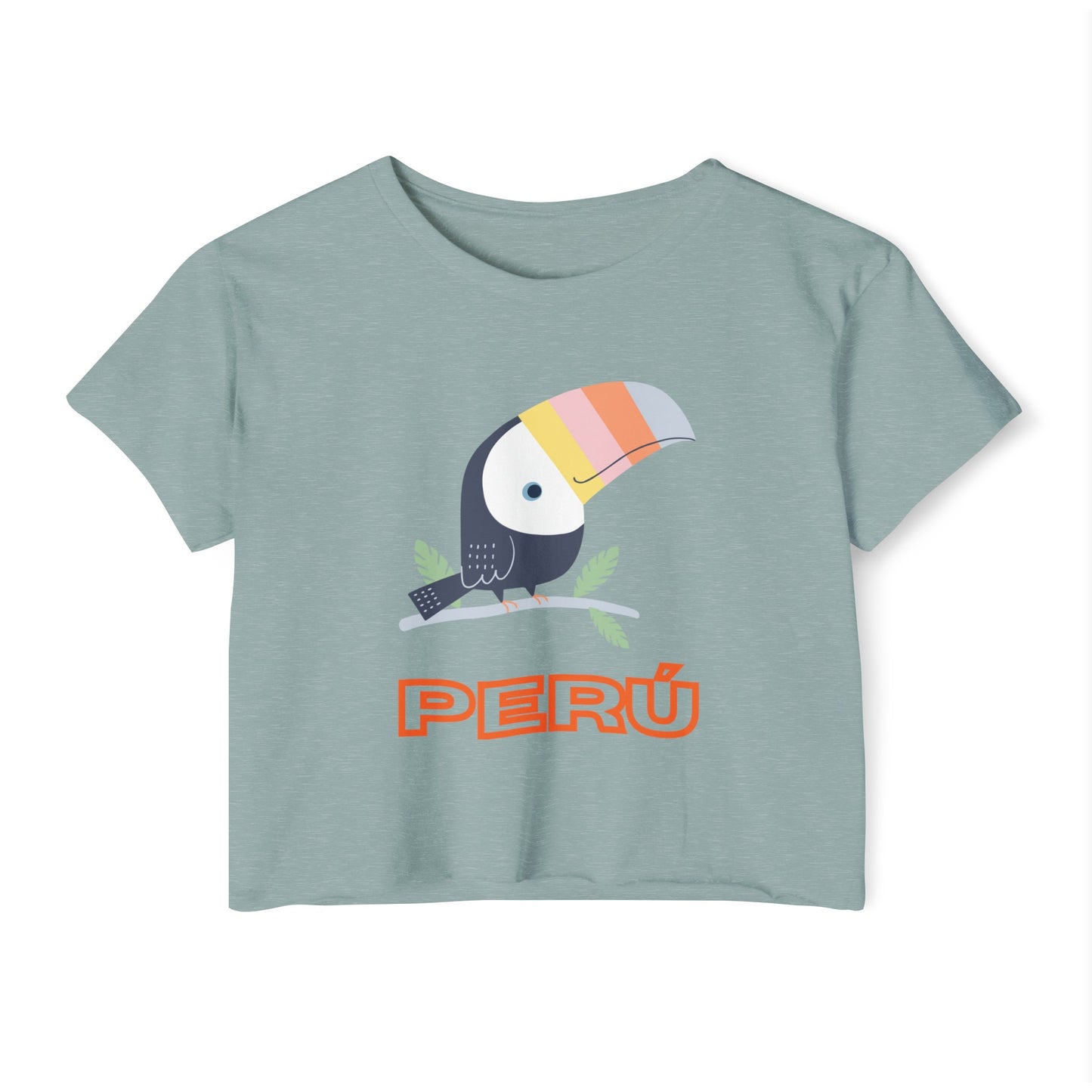 Peruvian Crop Top "Peru Tucan"