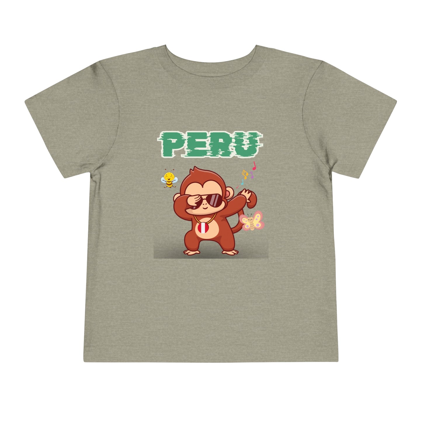 Best PeruvianToddler Short Sleeve Tee "Peruvian Jungle Party"